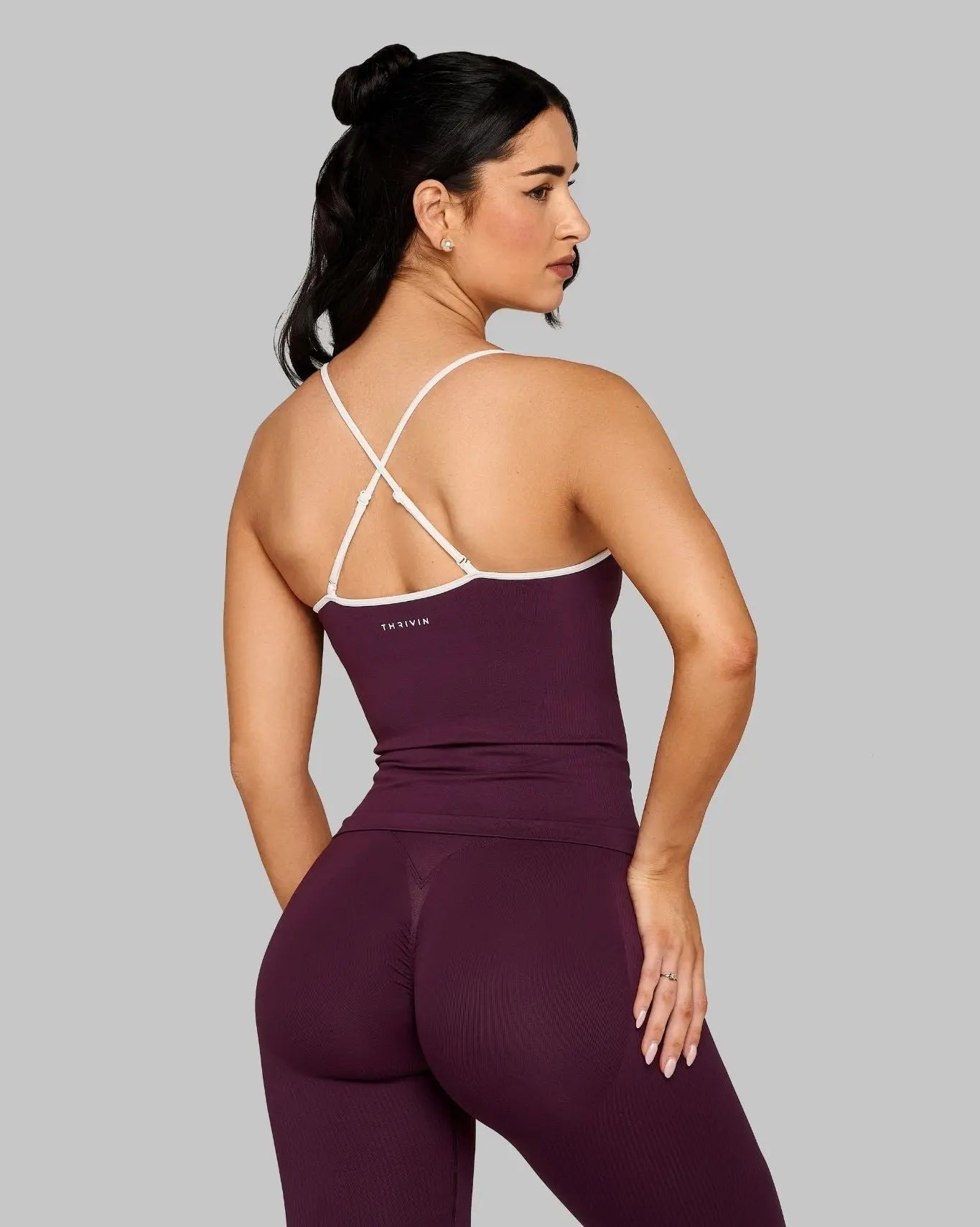 Outline Sweetheart Tanktop | Winter Plum