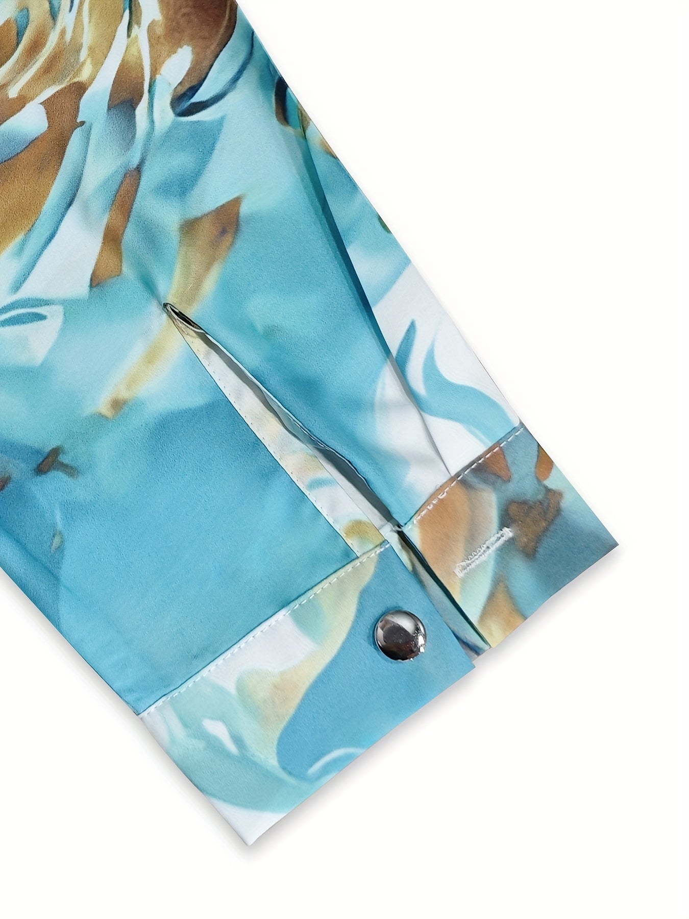 Daniela | Blouse met Abstracte Print en Lange Mouwen