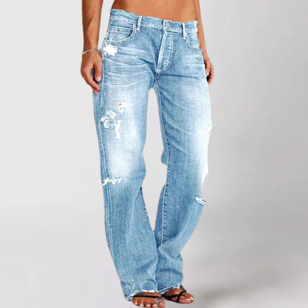 Straight Fit Jeans Met Rechte Pijpen