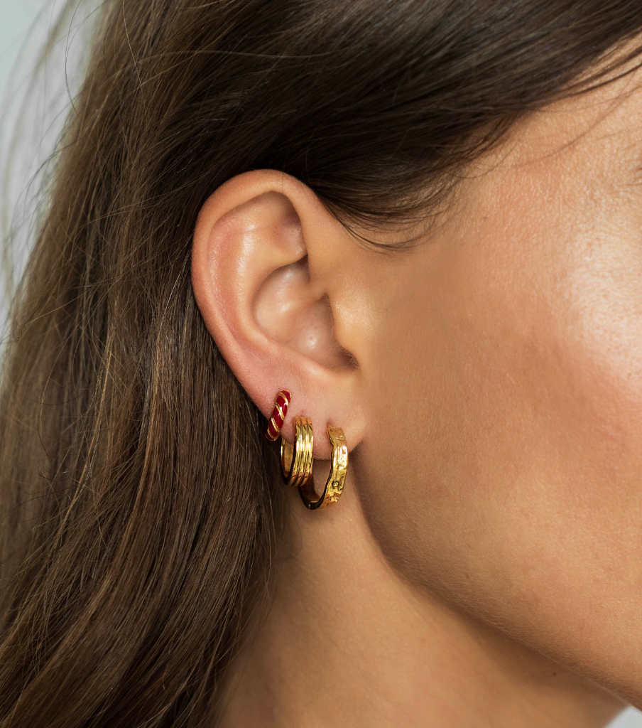 Oorbellen - sleek line click