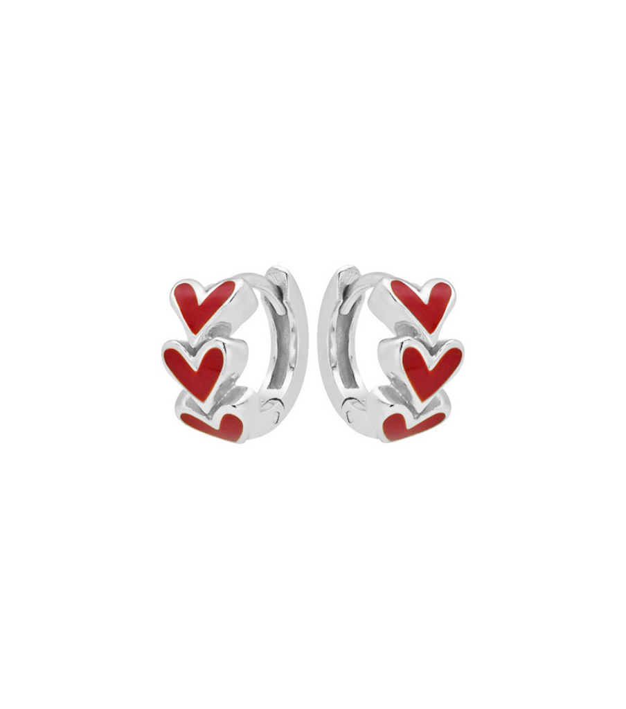 Oorbellen - hearts click