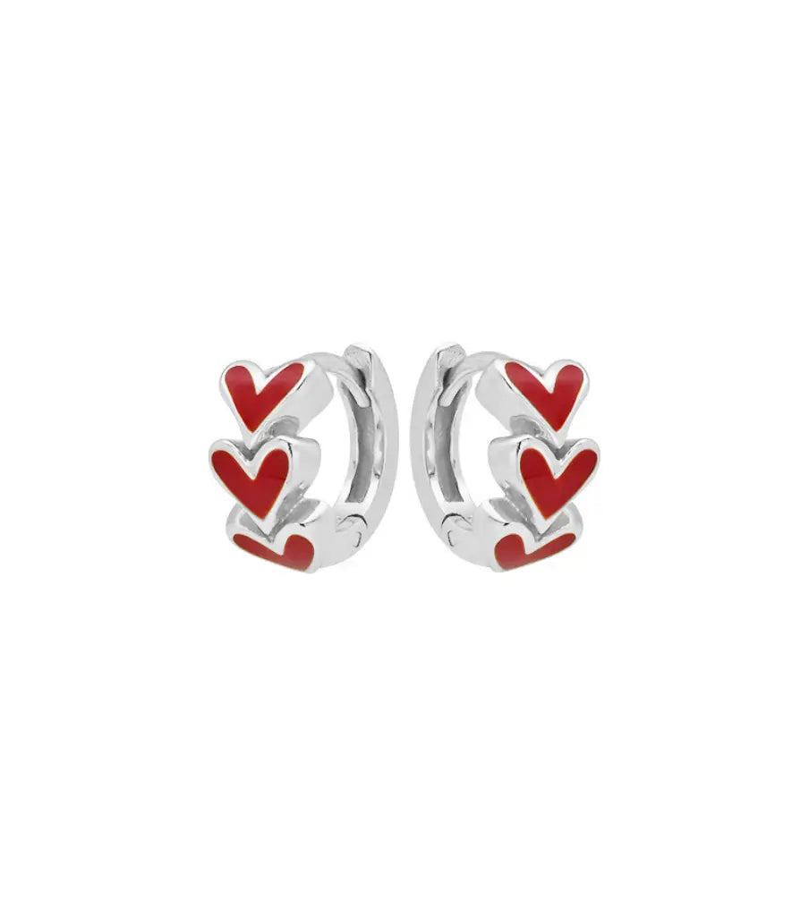 Oorbellen - hearts click