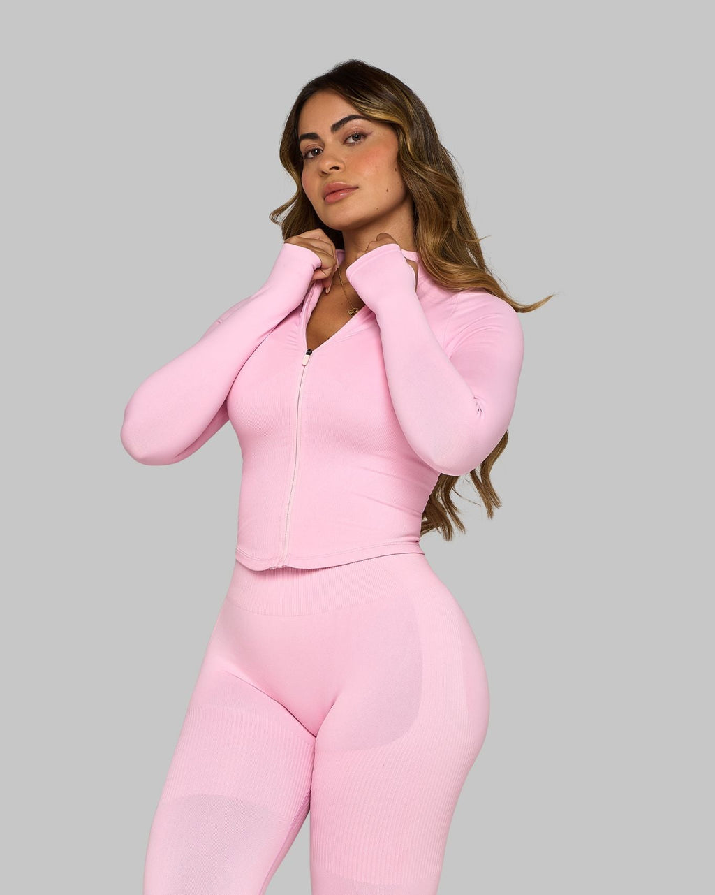 Chiara Sculpt Shapewear Jacket | Candy Pink