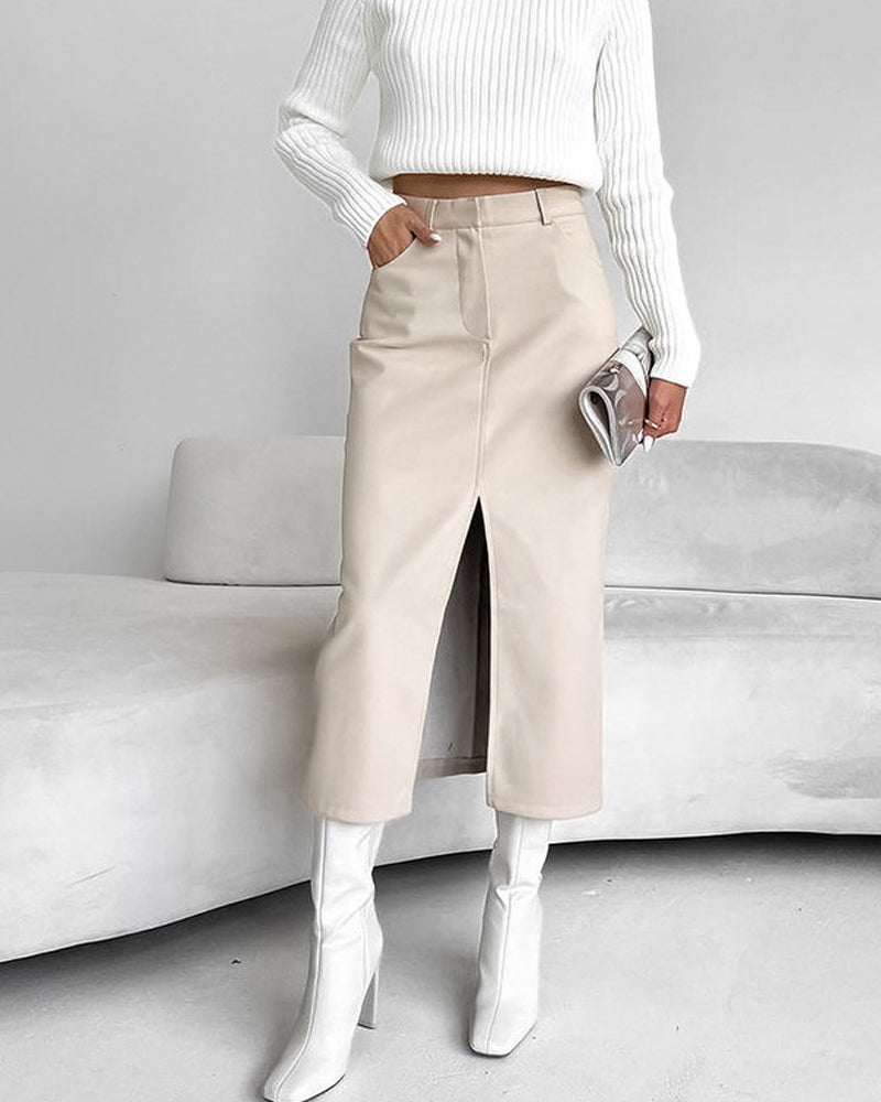 Barea | Vegansk kjol med hög midja