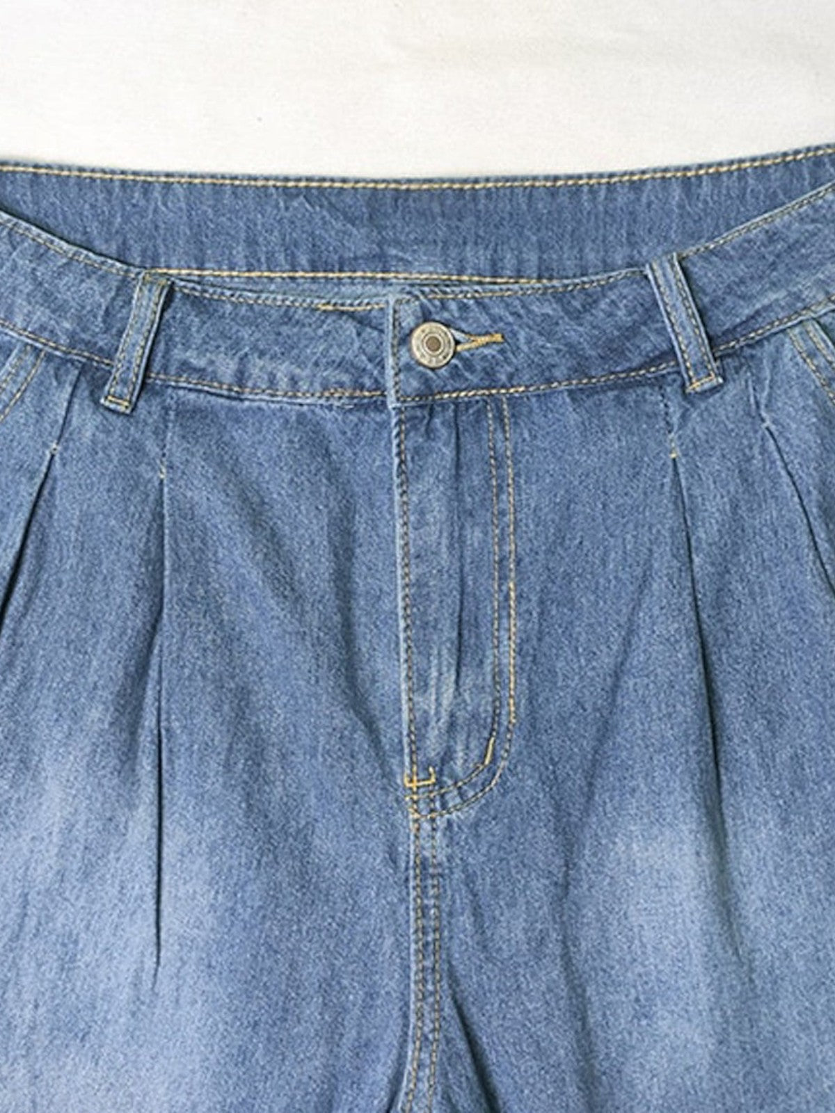 Minke | Wide-Leg Spijkerbroek met Hoge Taille voor Dames