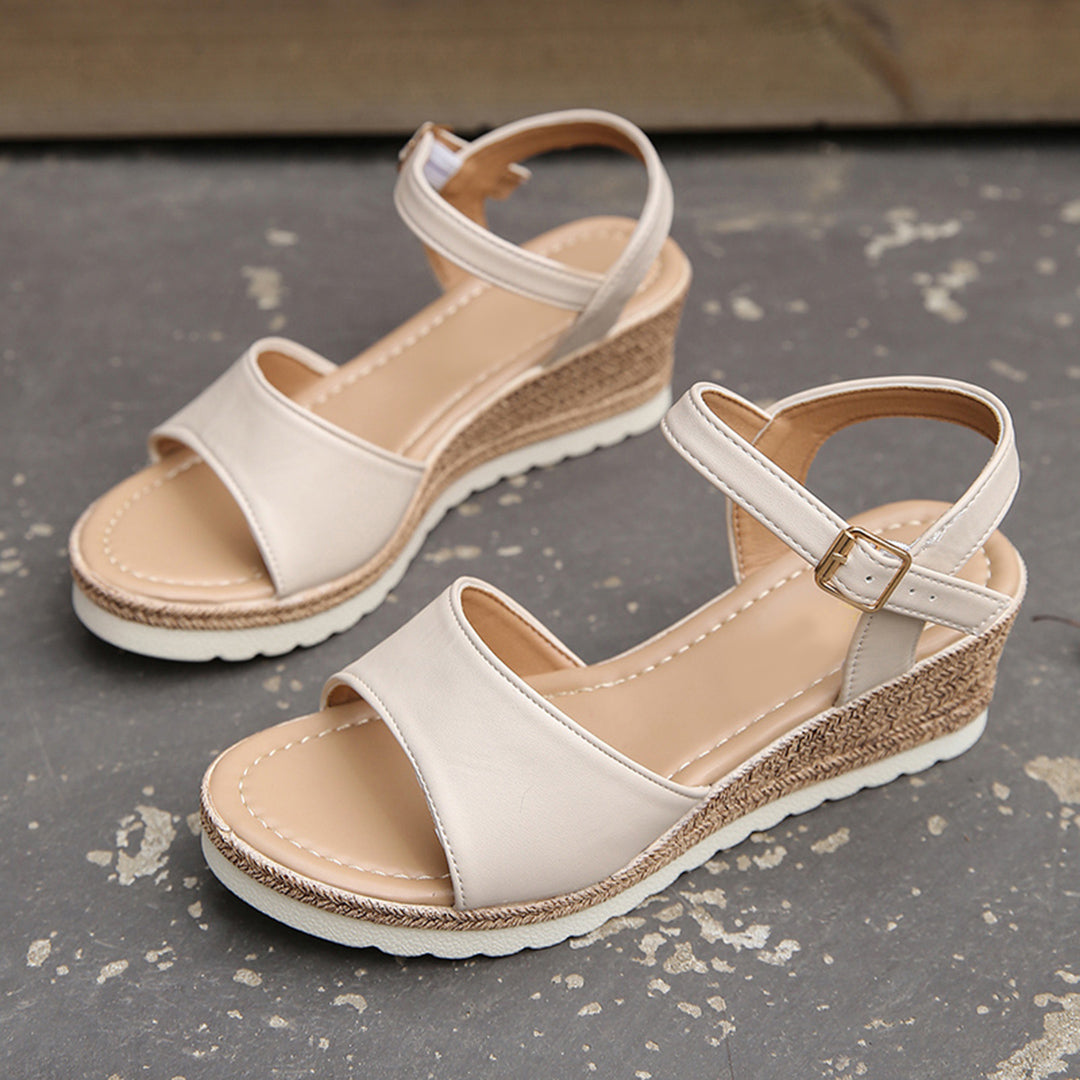 Skye | Comfortabele Sleehak Sandalen