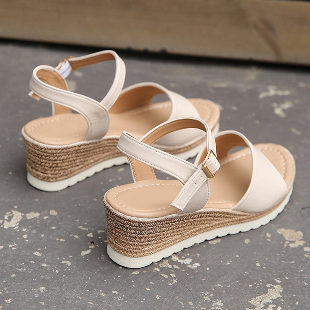 Skye | Comfortabele Sleehak Sandalen
