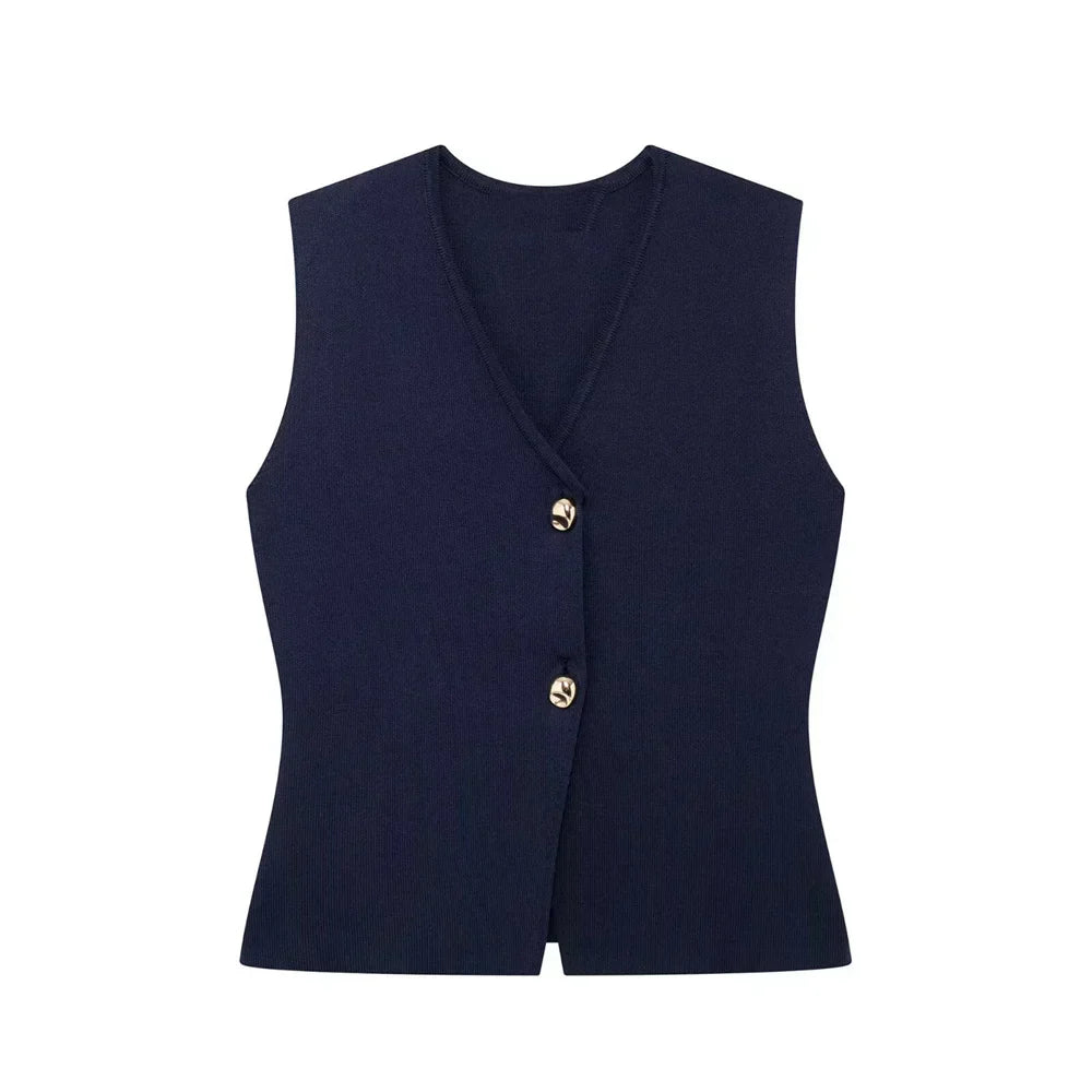 Imara | Mouwloze Gilet Top voor Dames - Elegant en Minimalistisch