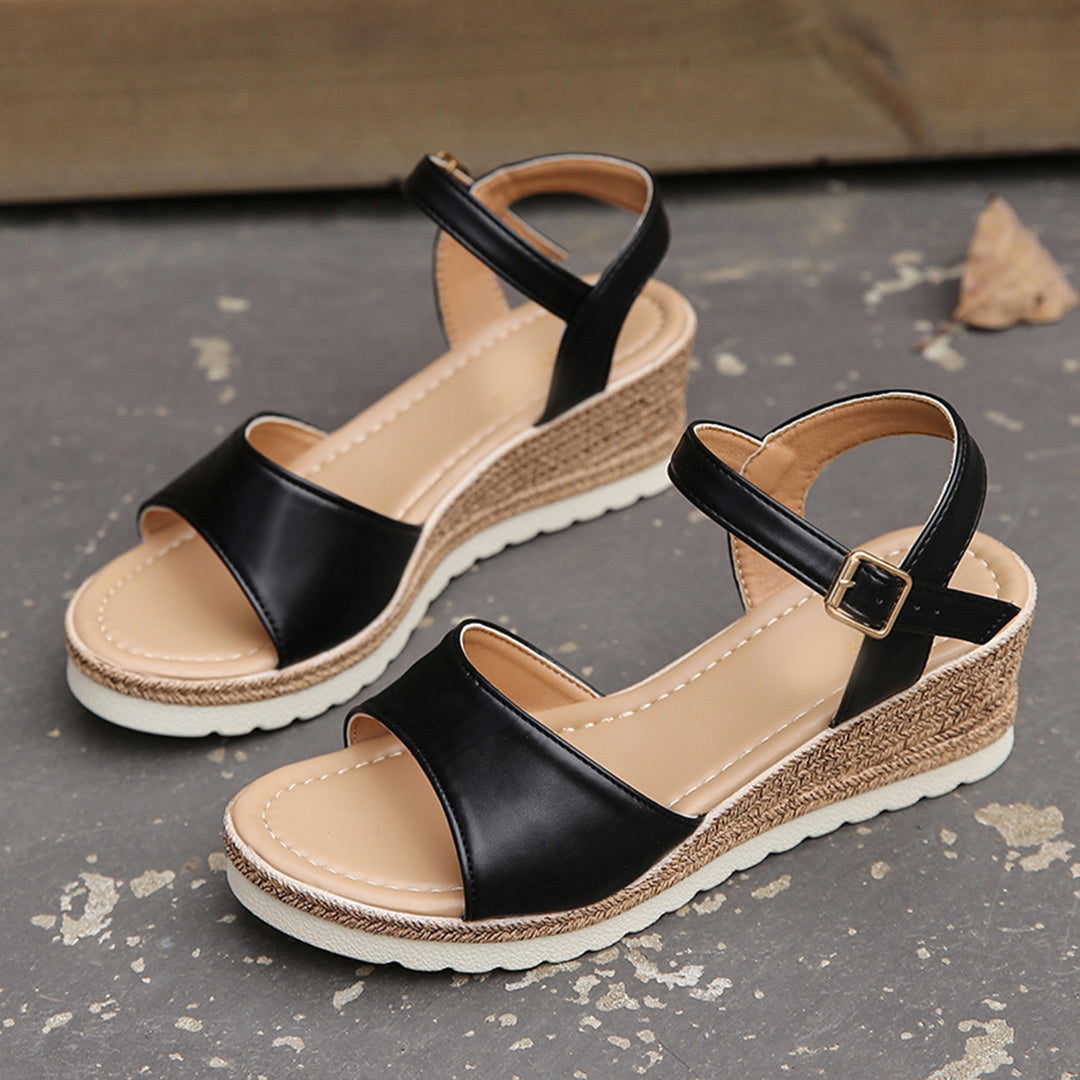 Skye | Comfortabele Sleehak Sandalen