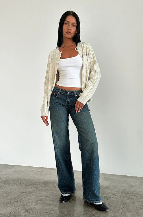 Dulcia | Trendy & Comfortabele Stretch Denim Jeans - Y2K Fit