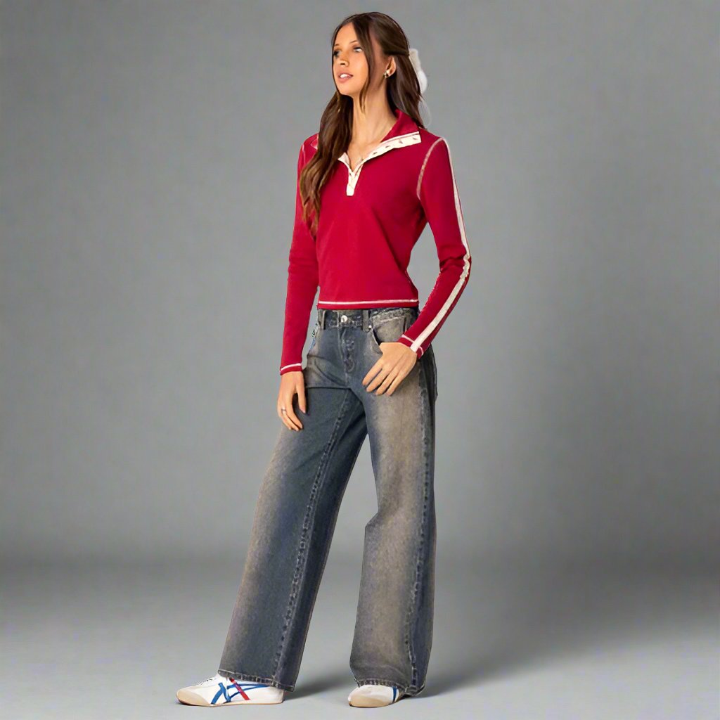 Dulcia | Trendy & Comfortabele Stretch Denim Jeans - Y2K Fit