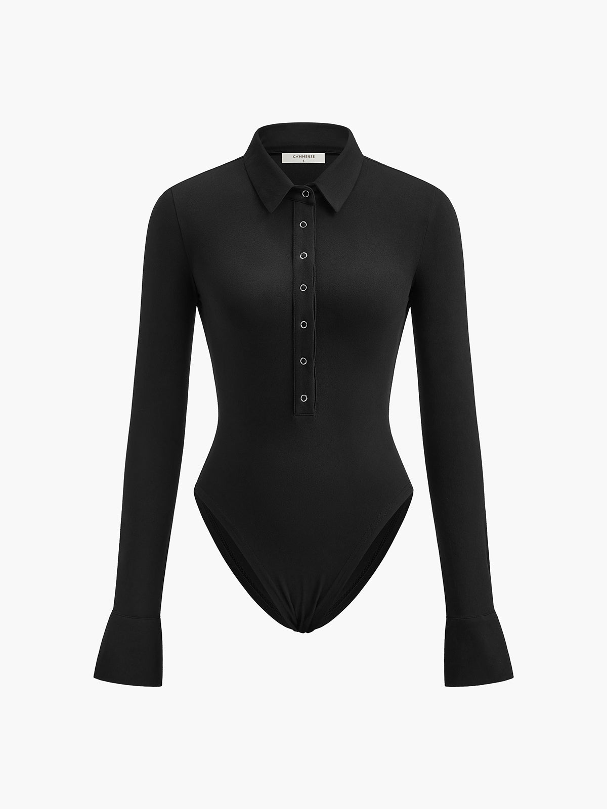 Erodi | Slim Fit Jersey Bodysuit Dam - Snygg med långa ärmar