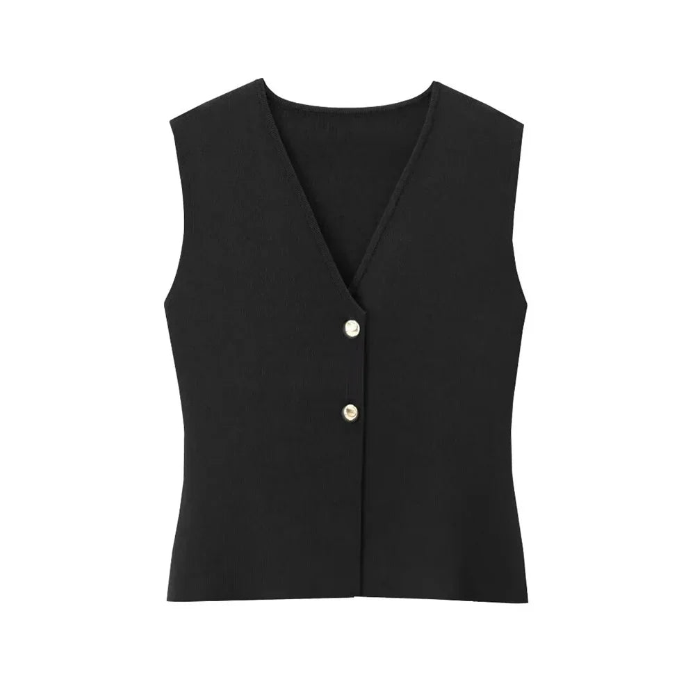 Imara | Mouwloze Gilet Top voor Dames - Elegant en Minimalistisch