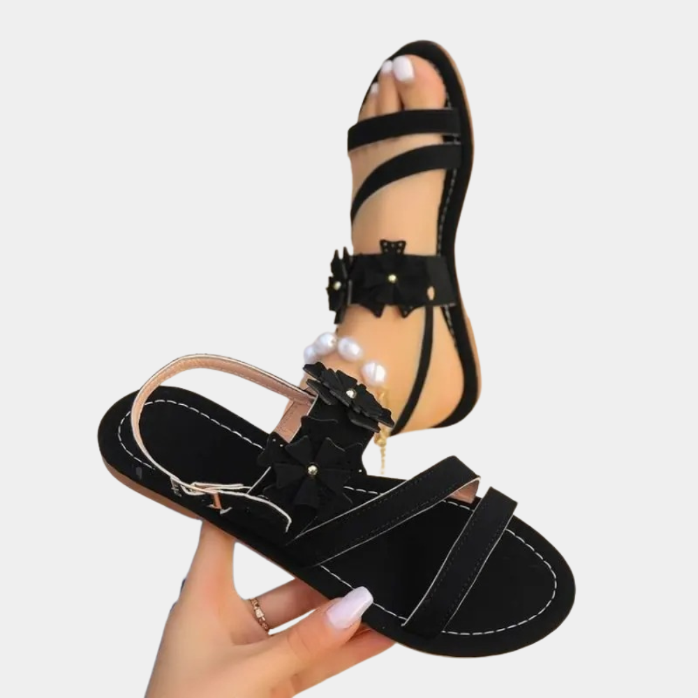 Marwa | Stijlvolle Platte Sandalen