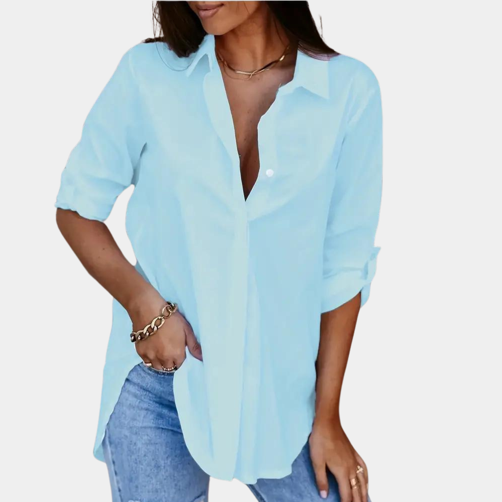 Freya | Damesblouse Met Lange Mouwen