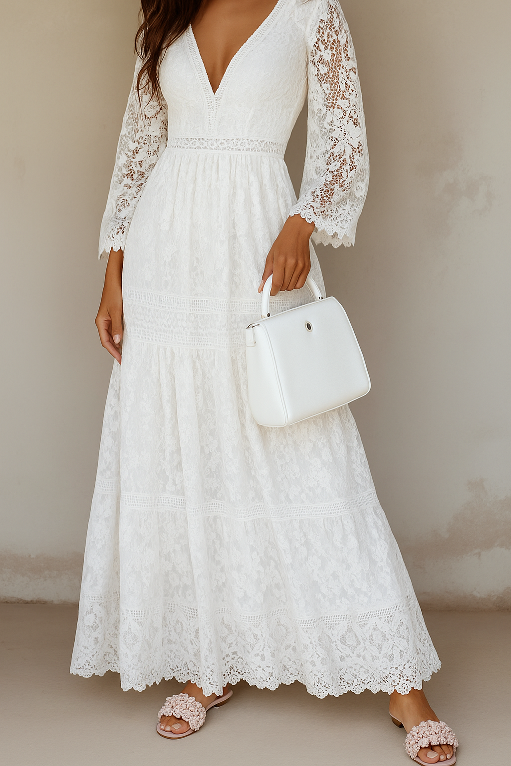 Robe maxi bohème à imprimé floral