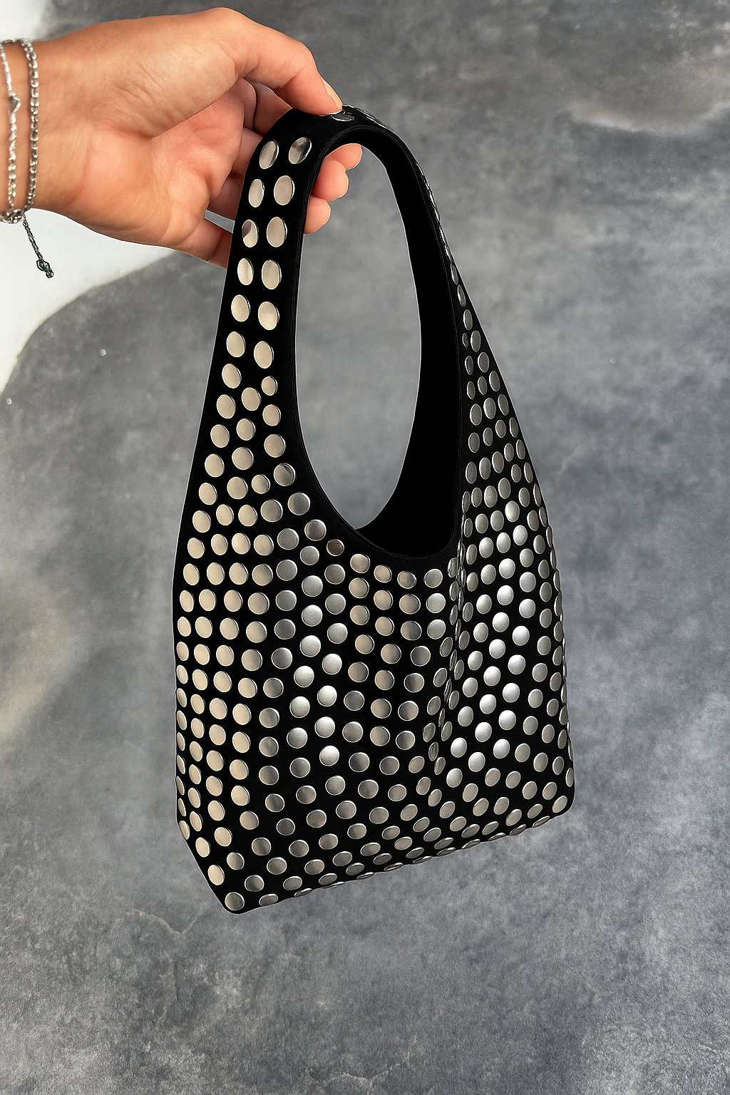 Jules | Trendy Schoudertas met Studs voor Dames - Compact, Hoogwaardige Afwerking