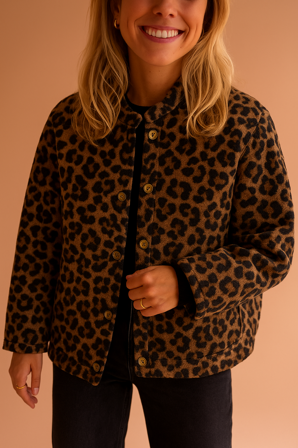 Bomberjack met Luipaard Print