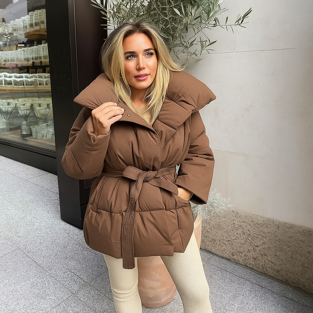 Georgette | Puffer Winterjas Dames - Gewatteerd, Elegante Stijl en Comfort