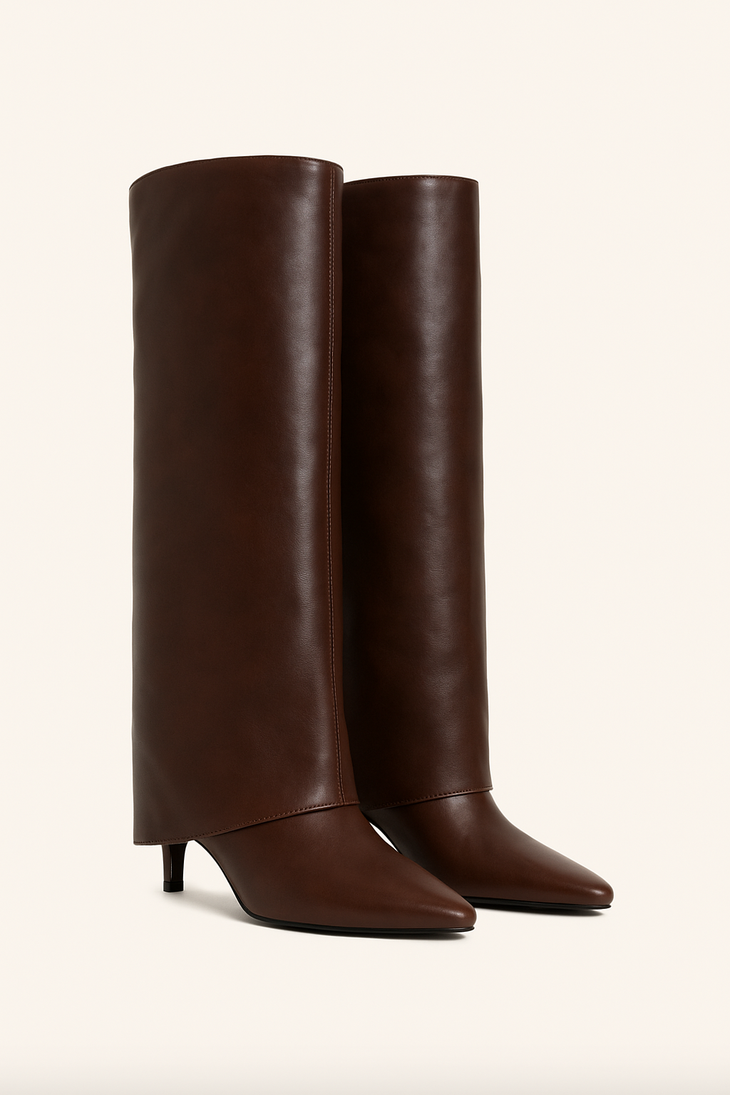 Hanna | Vegan Leren Laarzen voor Dames met 9cm Hak