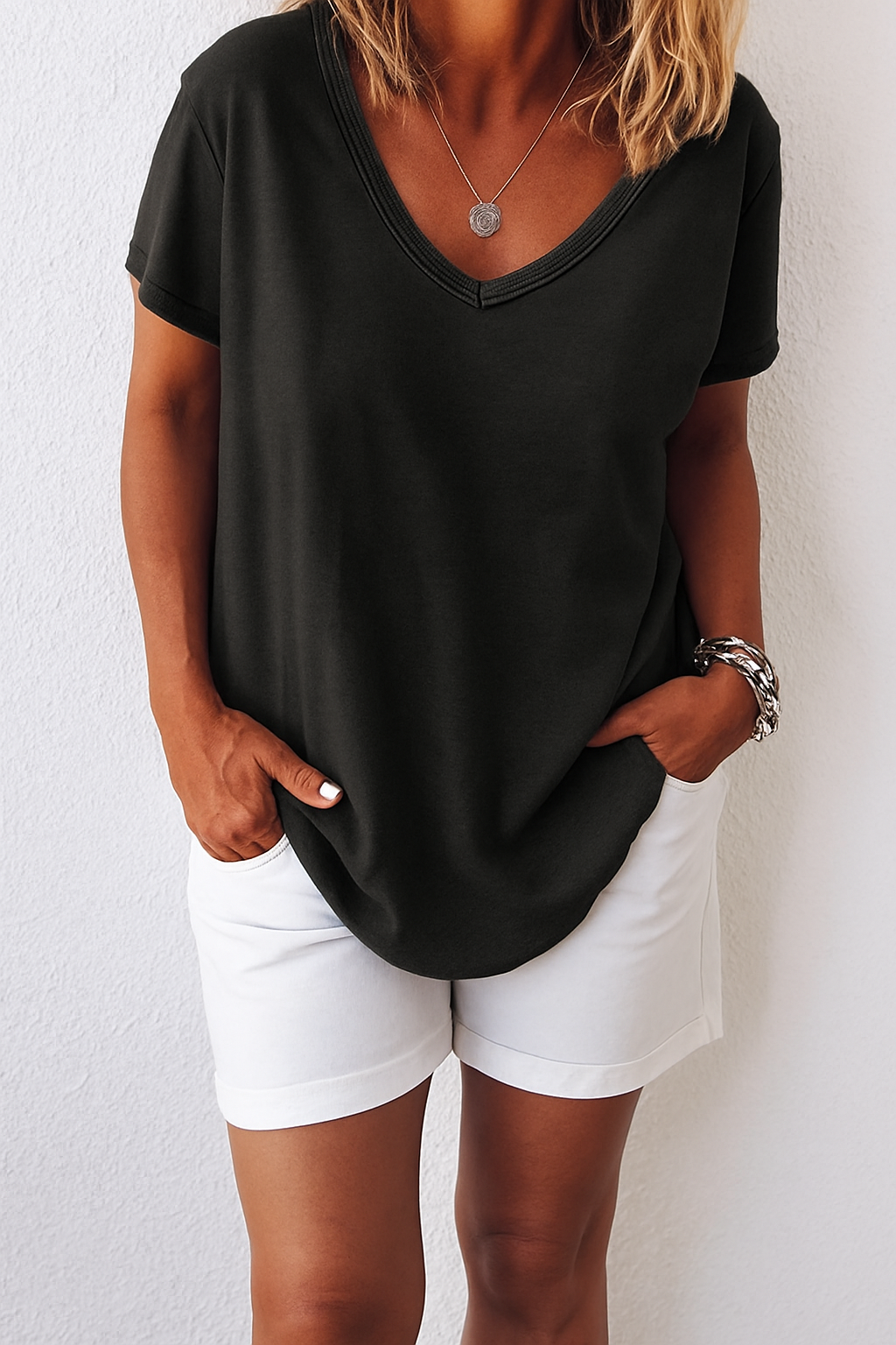 Briget | Luchtige Linnen T-Shirt – Tijdloze Comfort & Elegantie