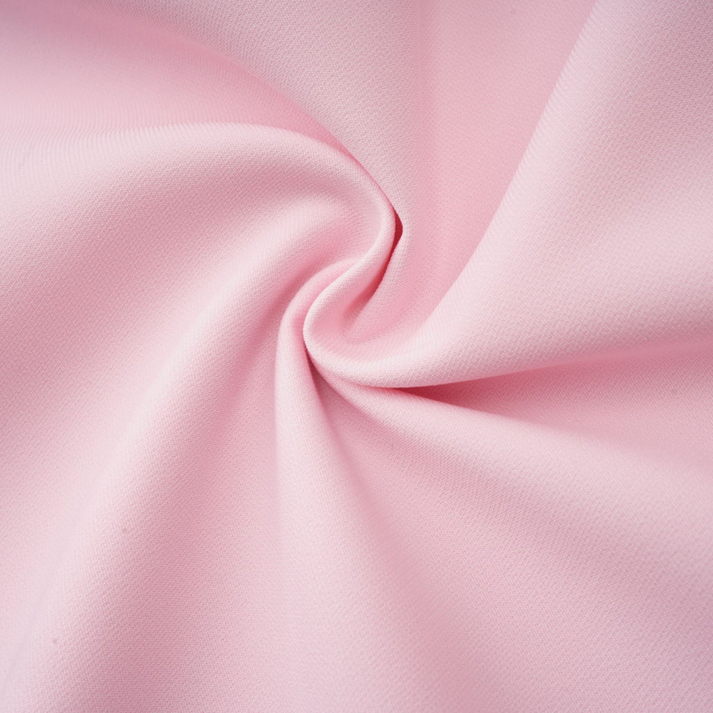 Cassiopeia crystal-accented pink bow midi dress