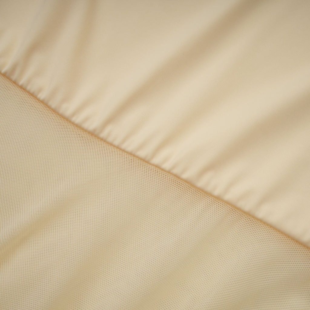 Josiane yellow off-shoulder sheer tulle maxi dress