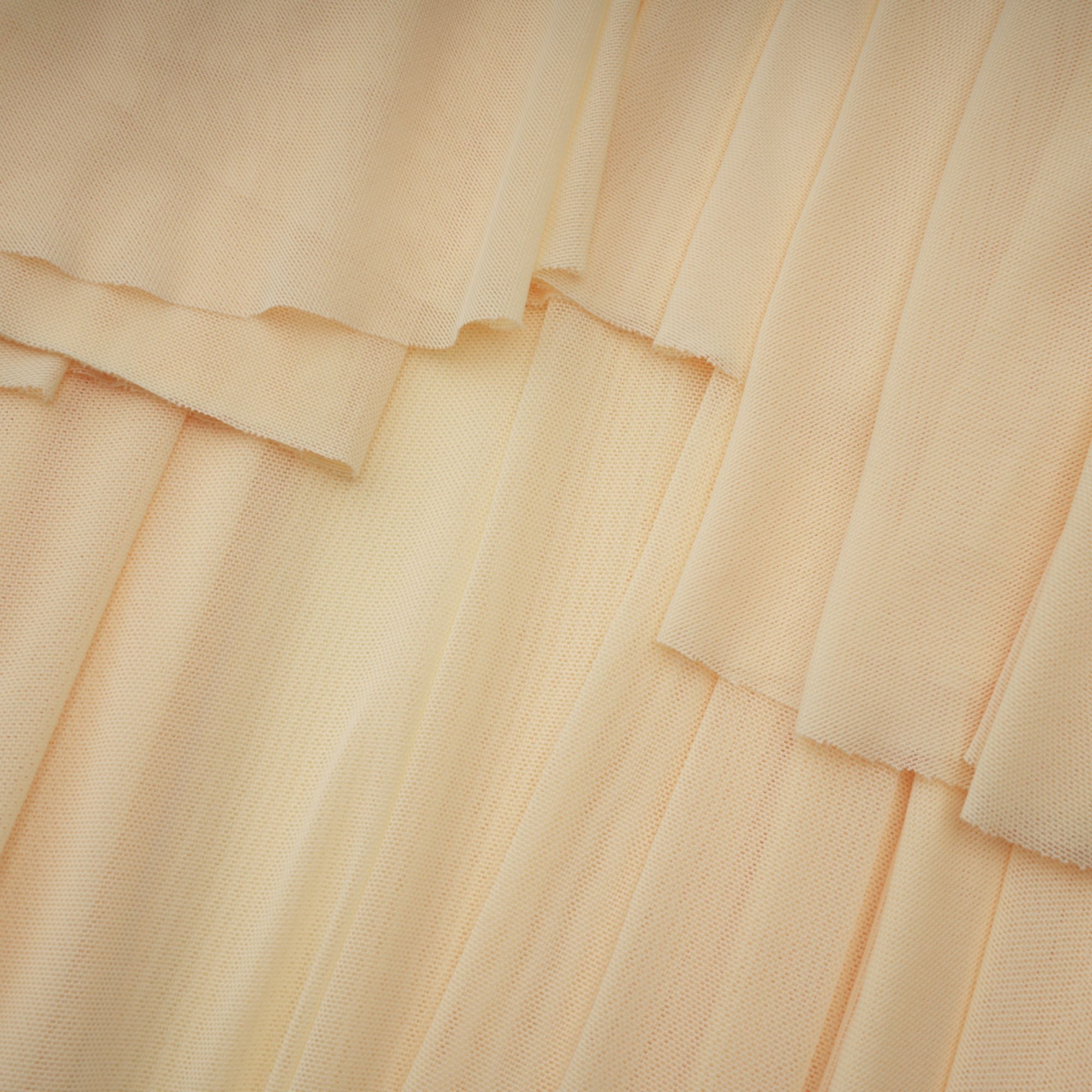 Josiane yellow off-shoulder sheer tulle maxi dress