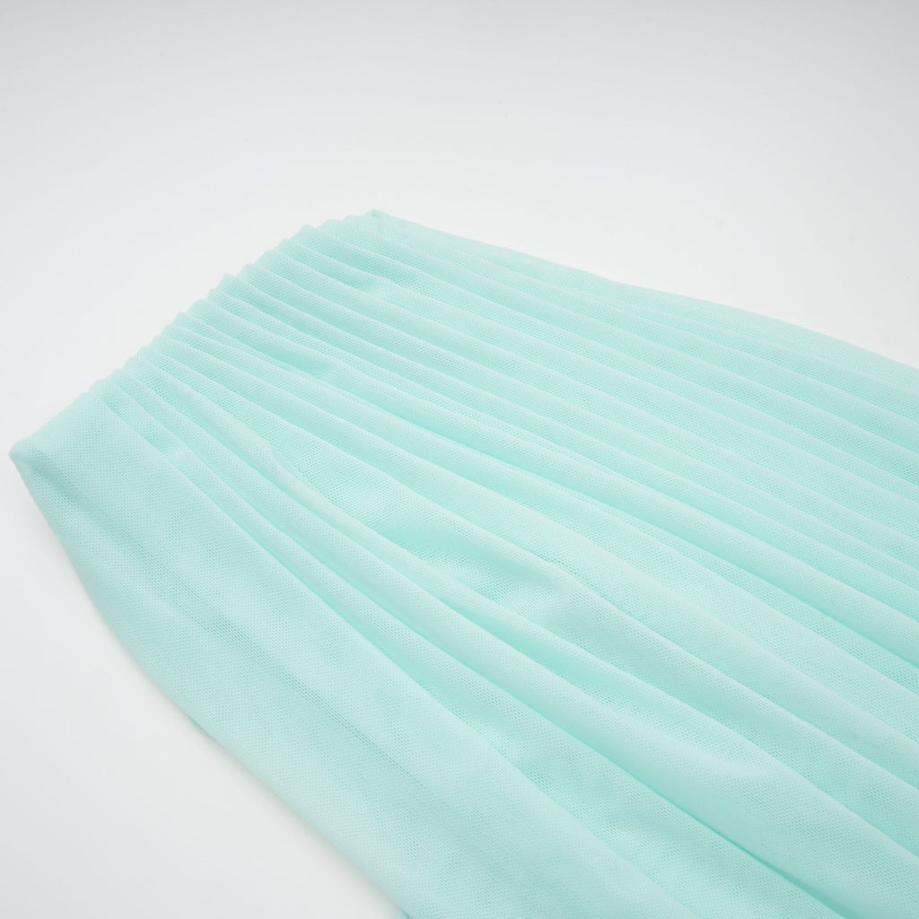 Katya Grön Asymmetrisk Rynkad Maxiklänning