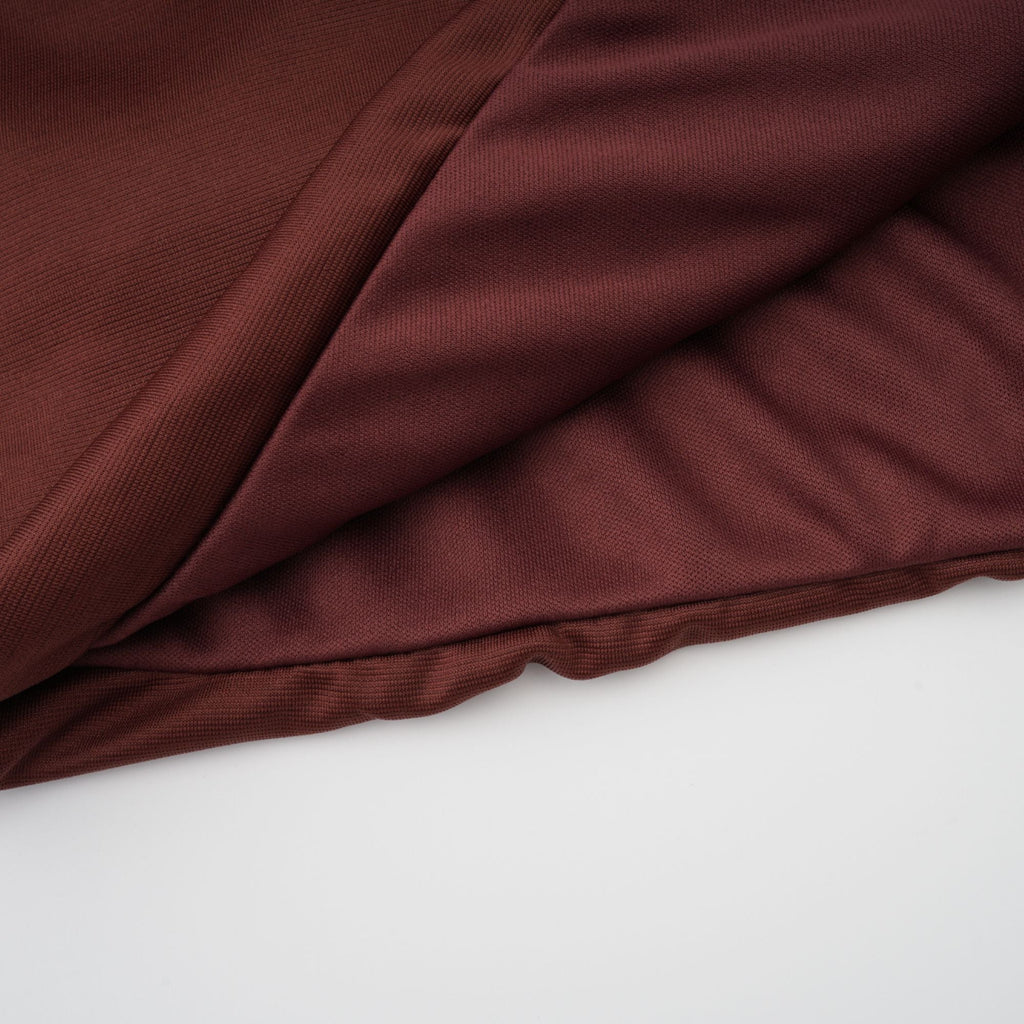 Paulette Brun Rynkad Bodycon Miniklänning