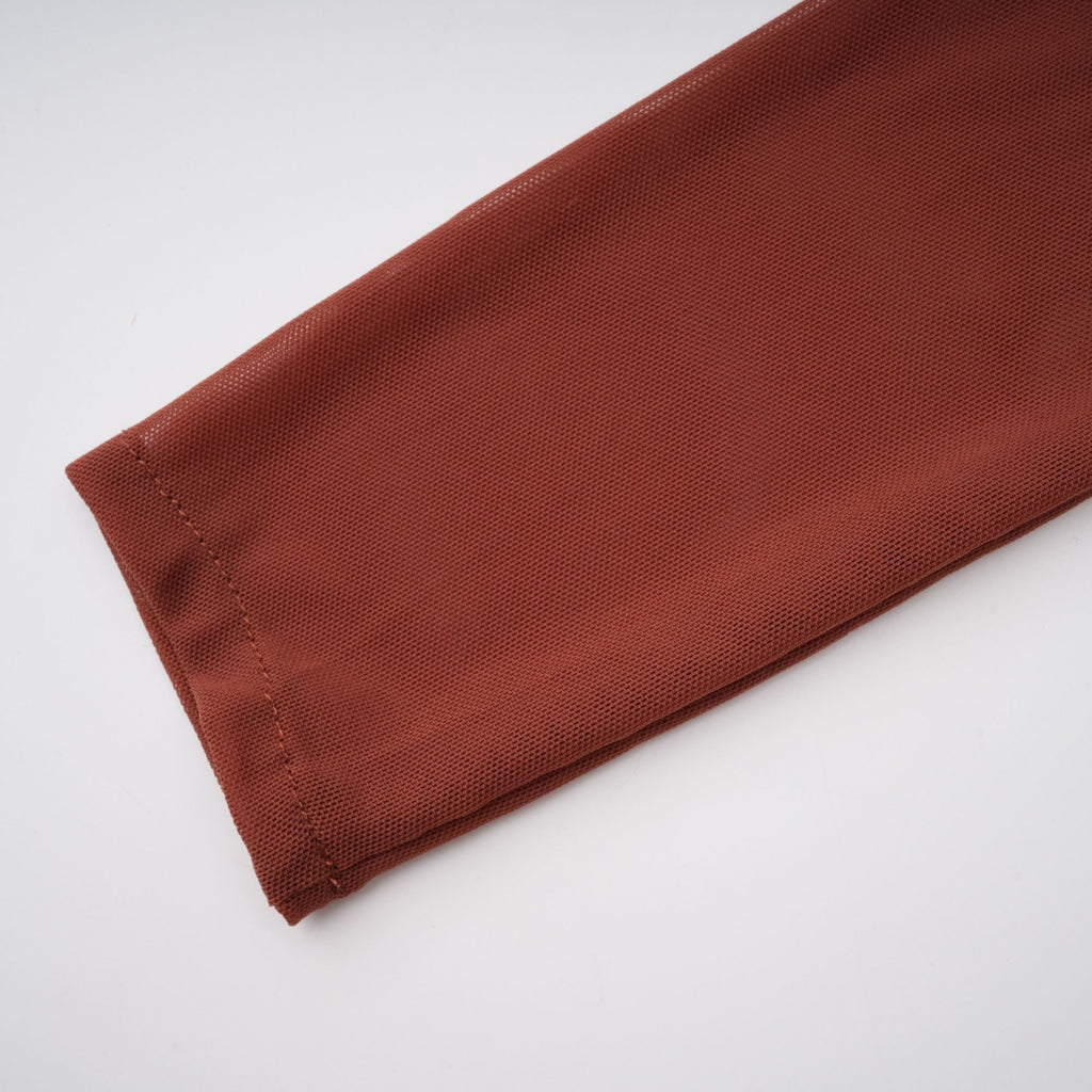 Danaé Brun Draperad Maxiklänning med Rynkad Effekt