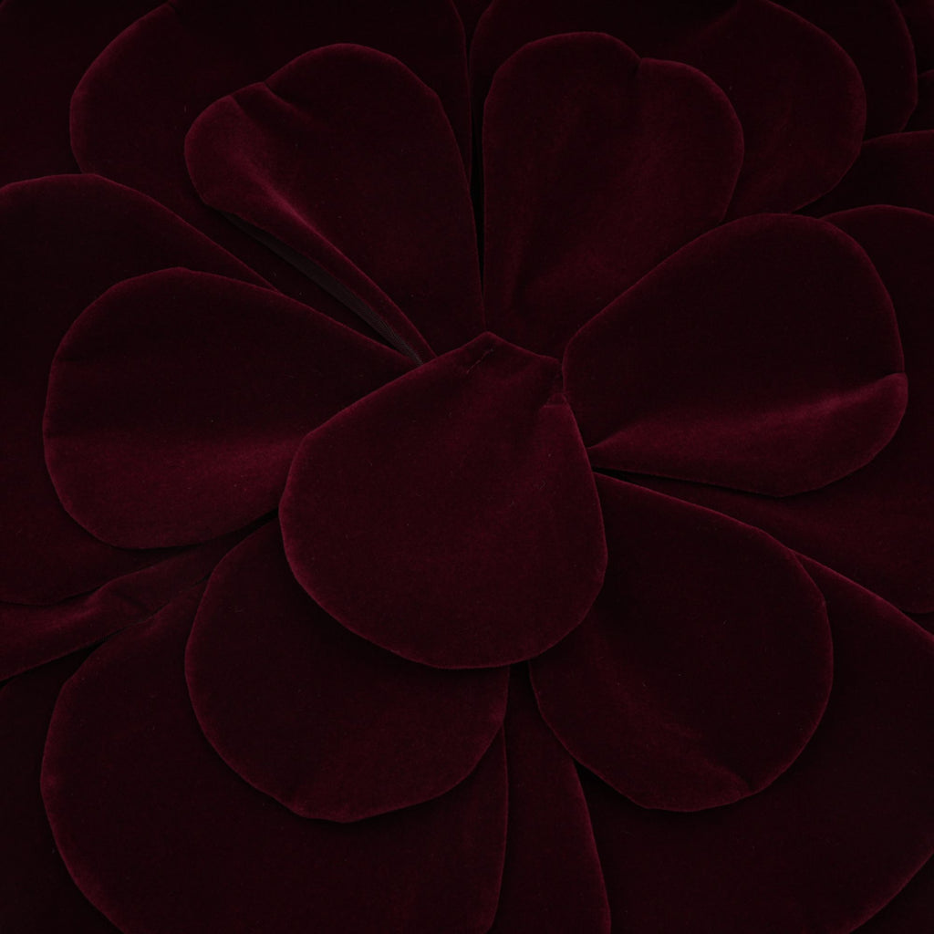 Azura Röd Blommig Applikation Miniklänning