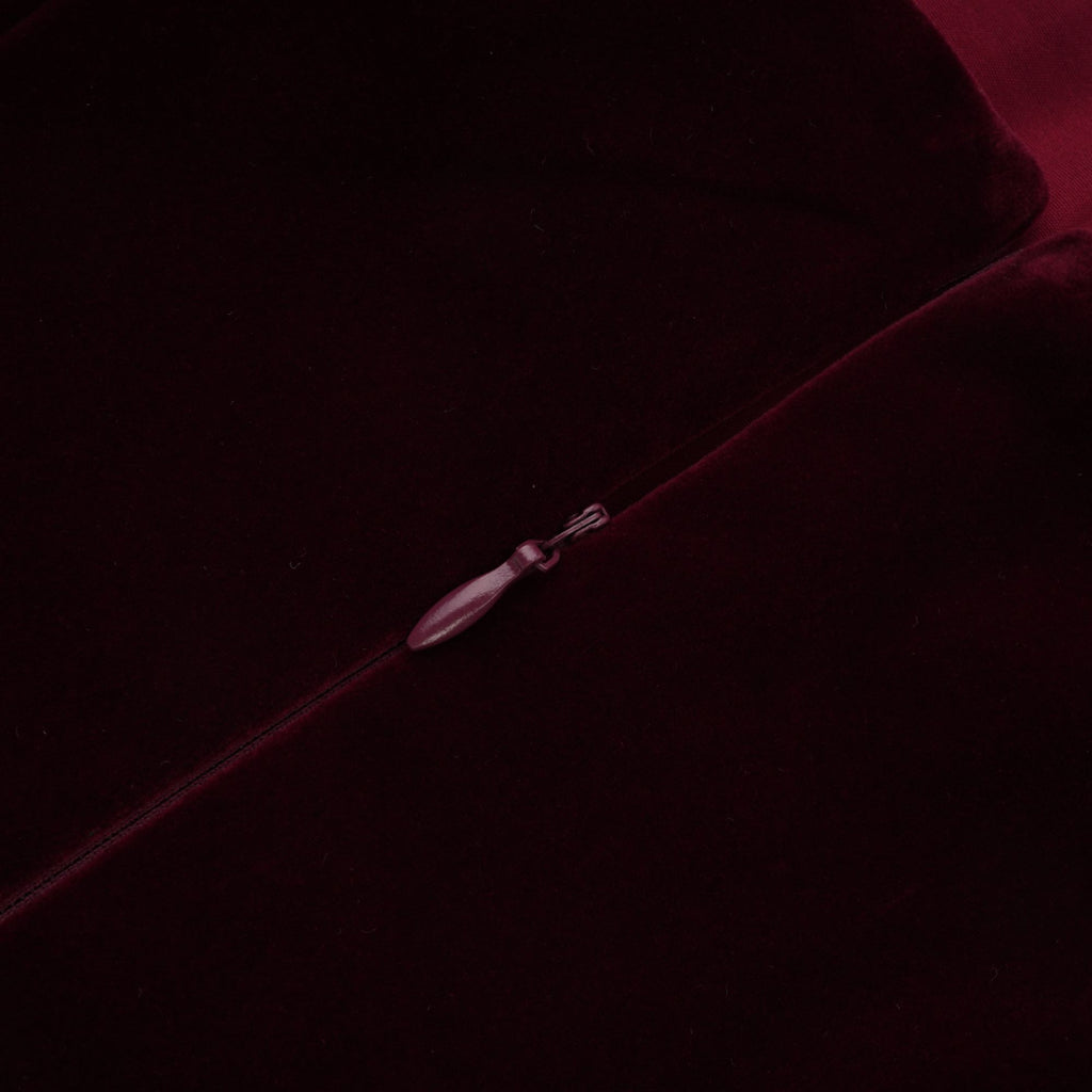 Azura Röd Blommig Applikation Miniklänning