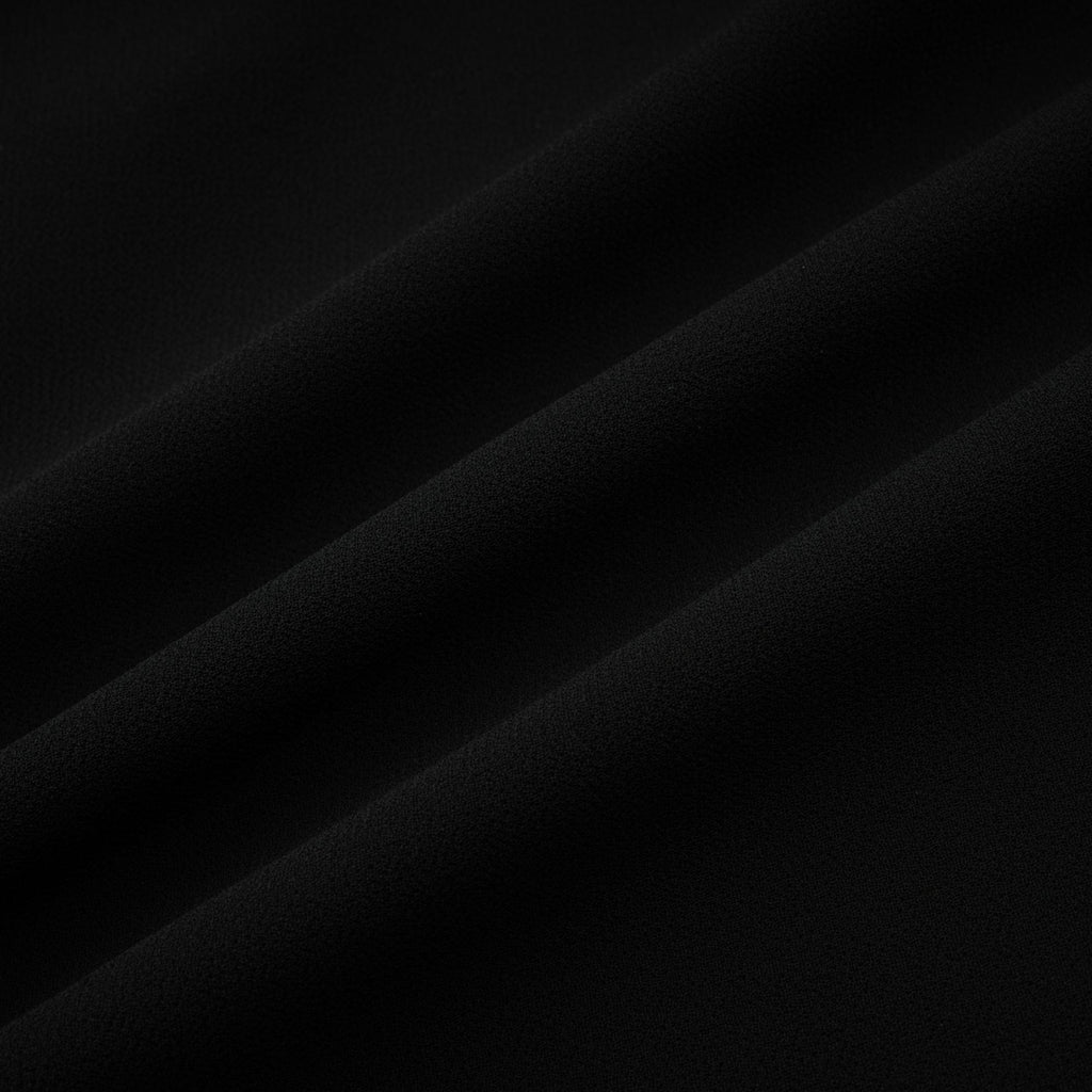 Viviane black pleated button-front midi dress