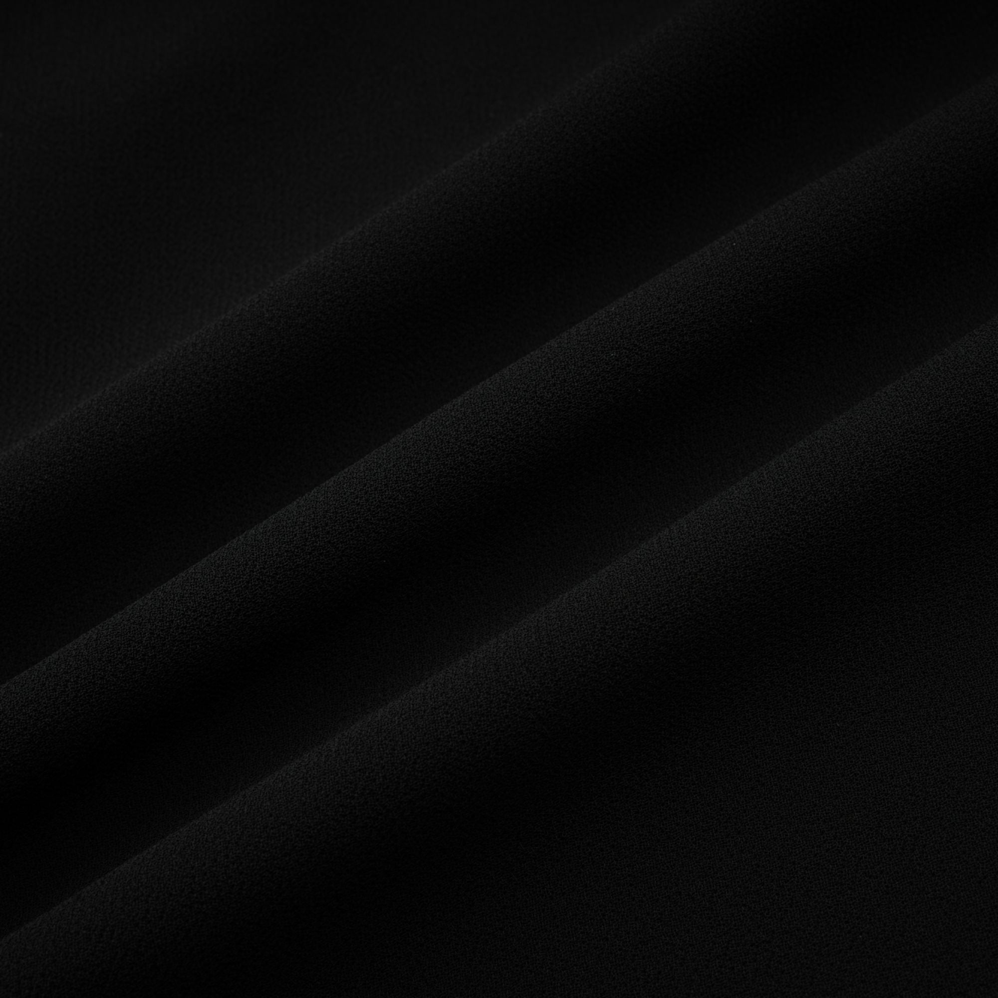 Viviane black pleated button-front midi dress