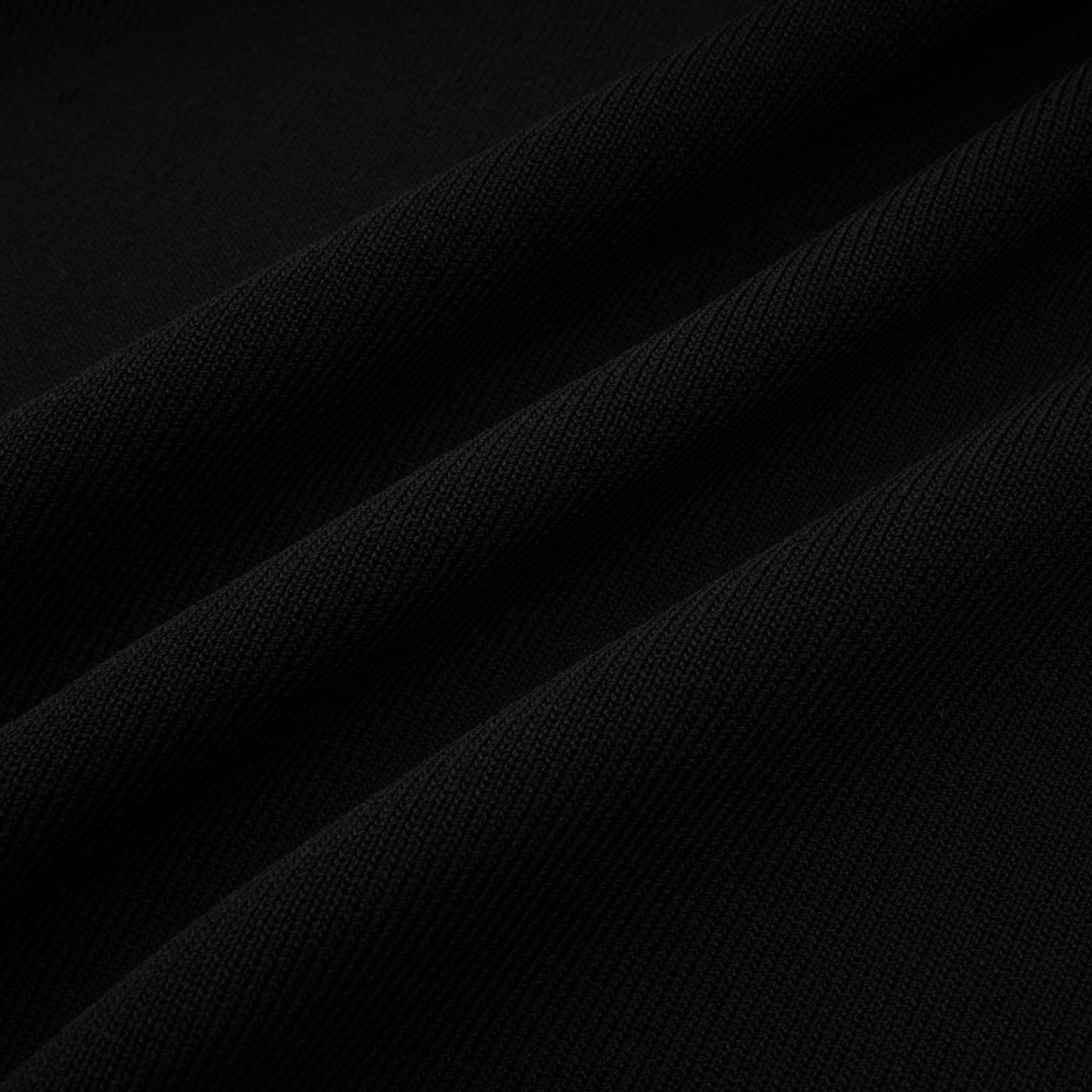 Priscille black ruffled midi dress