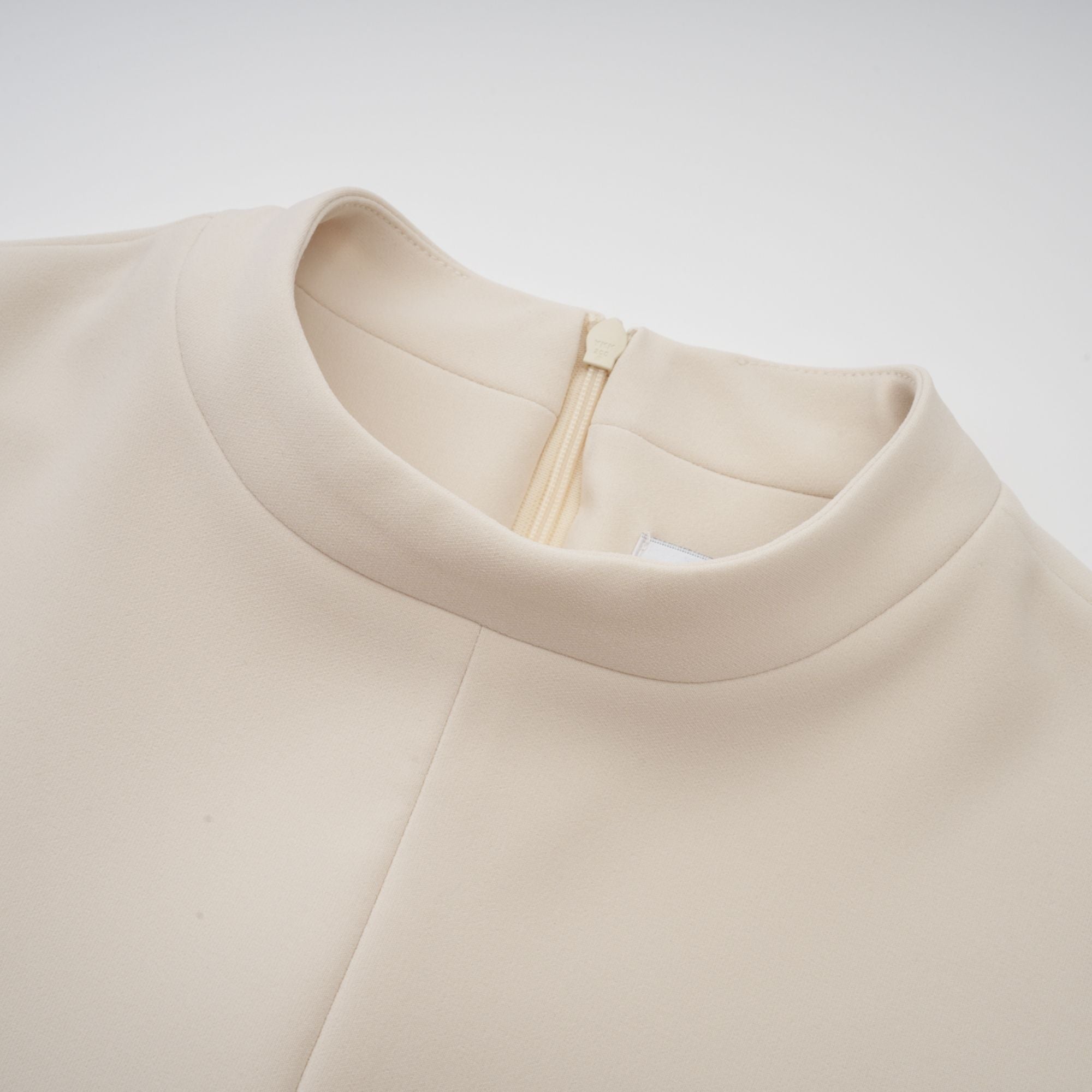 Chloé cream-white fitted mini dress