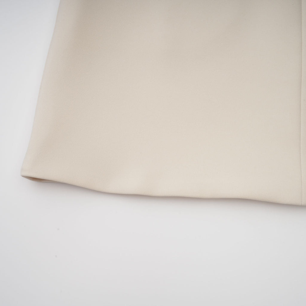 Chloé cream-white fitted mini dress