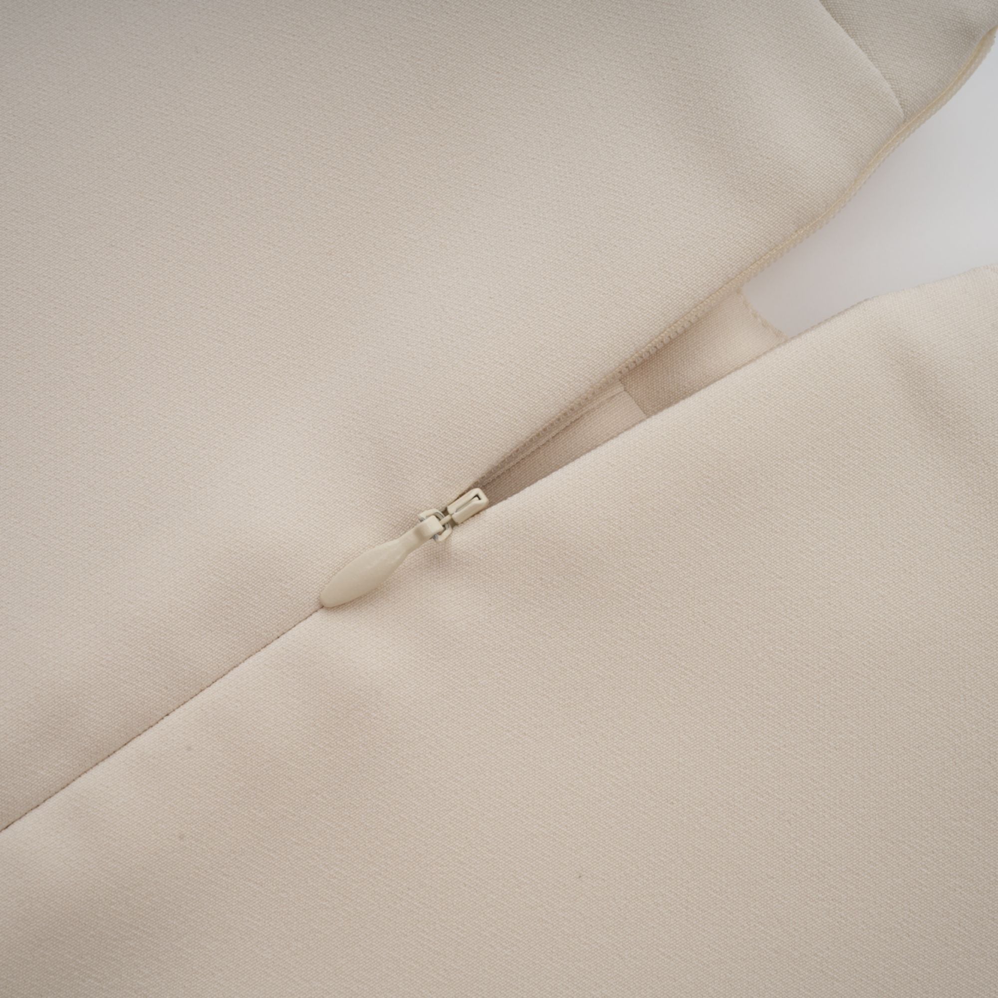 Chloé cream-white fitted mini dress