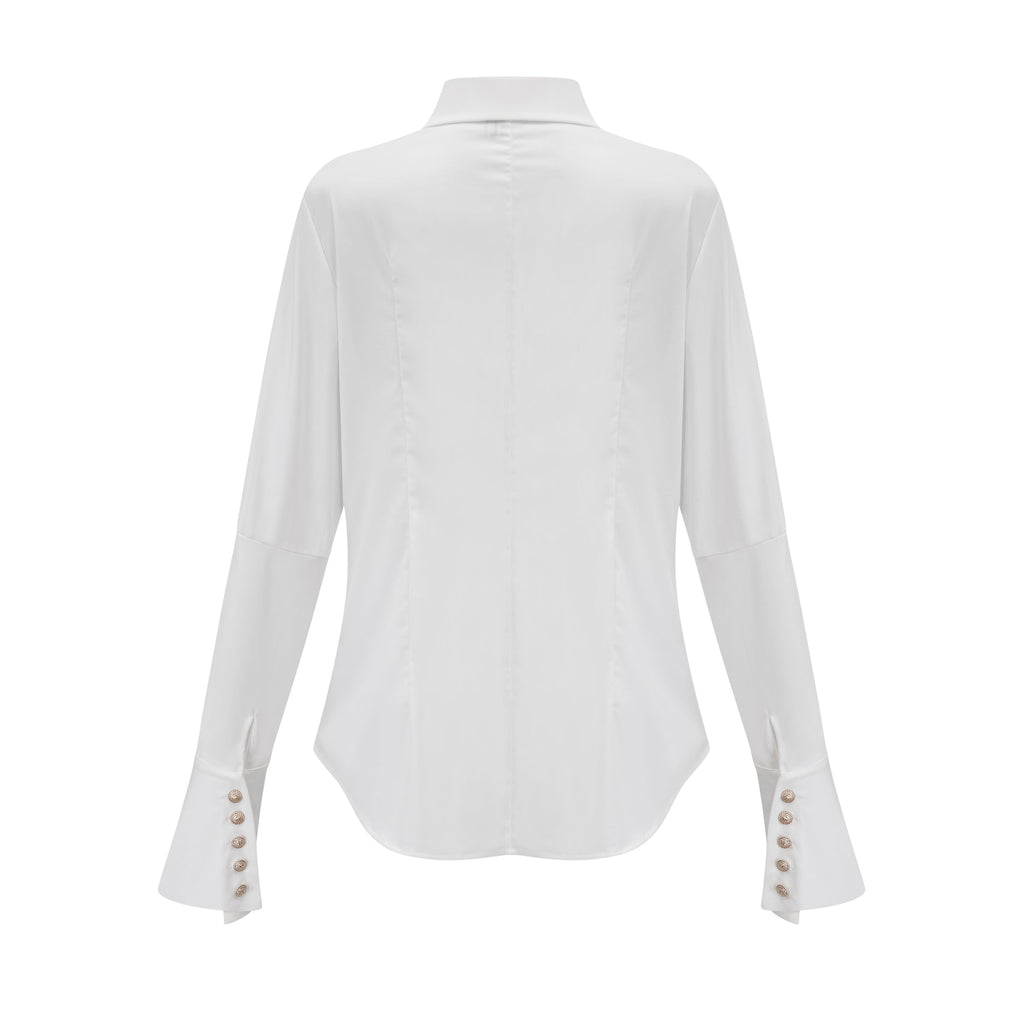 Léonor blommigt mönstrad skjorta och kjol i matchande set