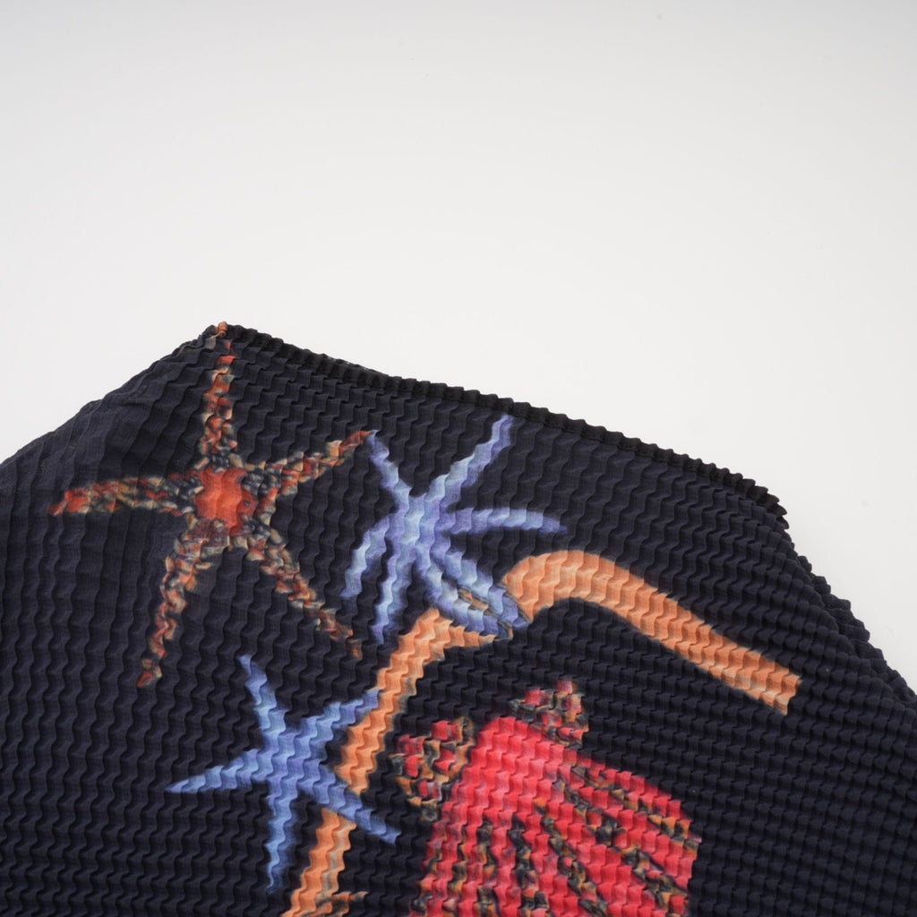 Josiane pattern-print knitted top & skirt matching set