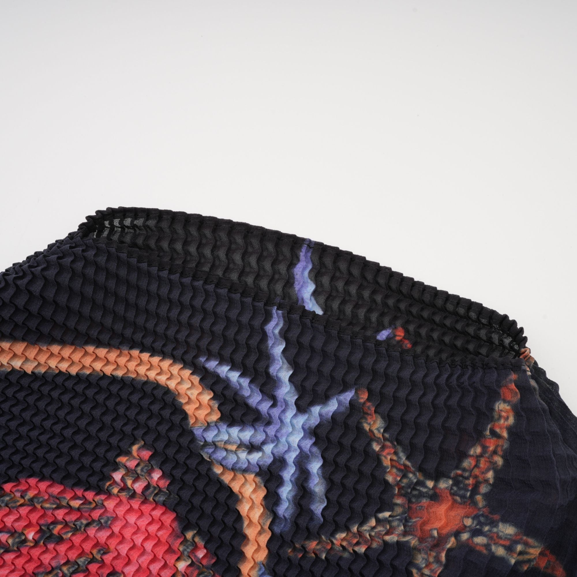 Josiane pattern-print knitted top & skirt matching set