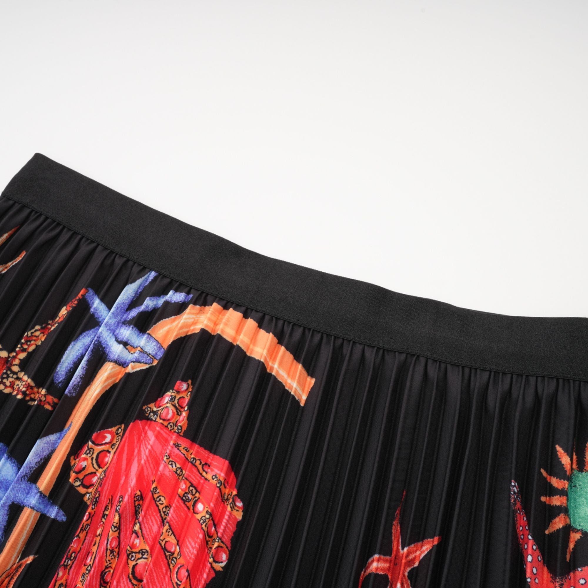 Josiane pattern-print knitted top & skirt matching set