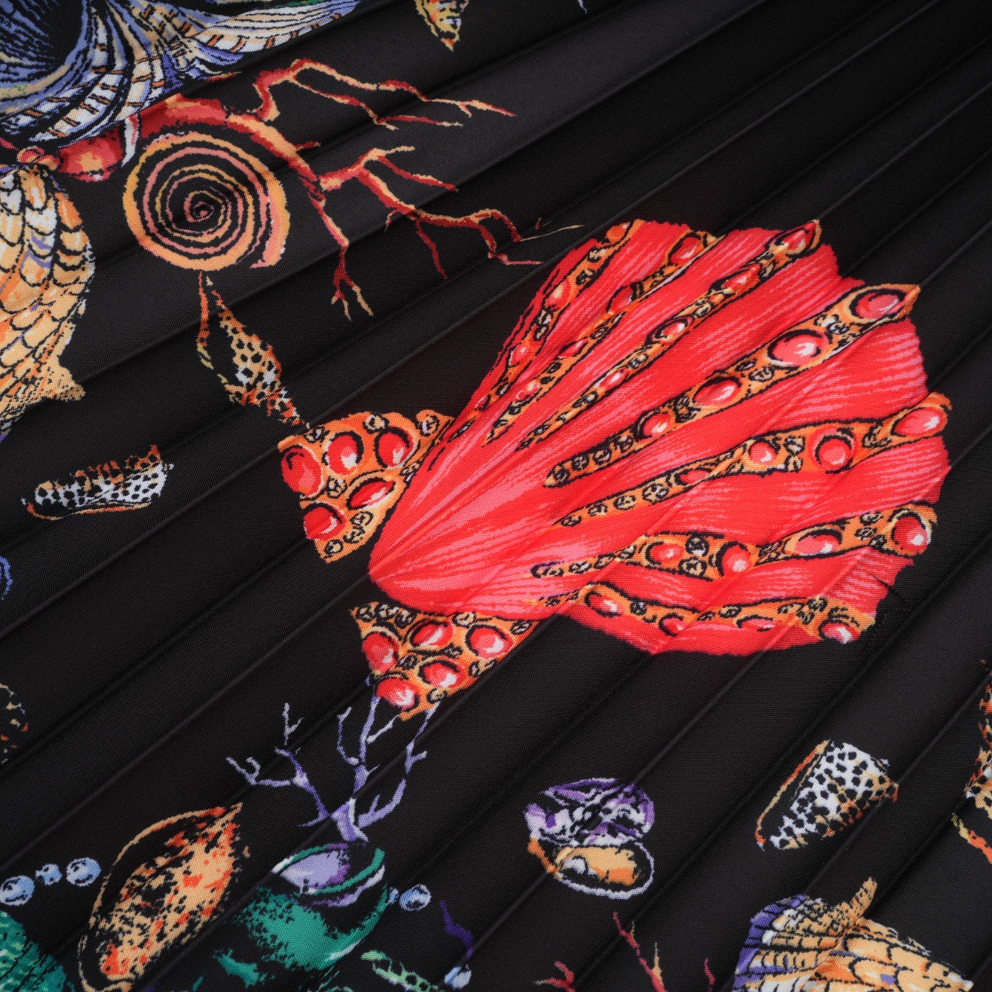 Josiane pattern-print knitted top & skirt matching set