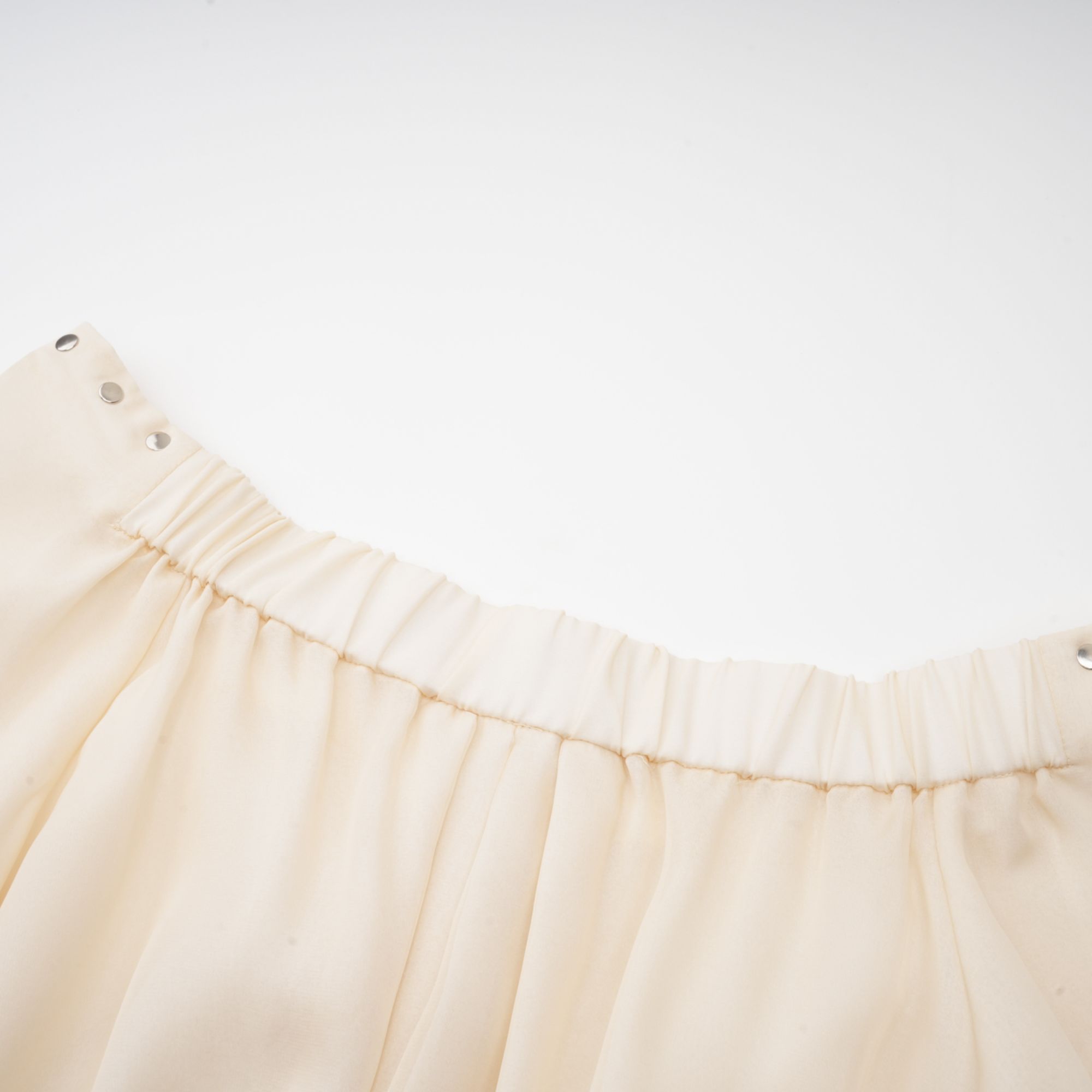 Lisette off-shoulder chiffon mini dress