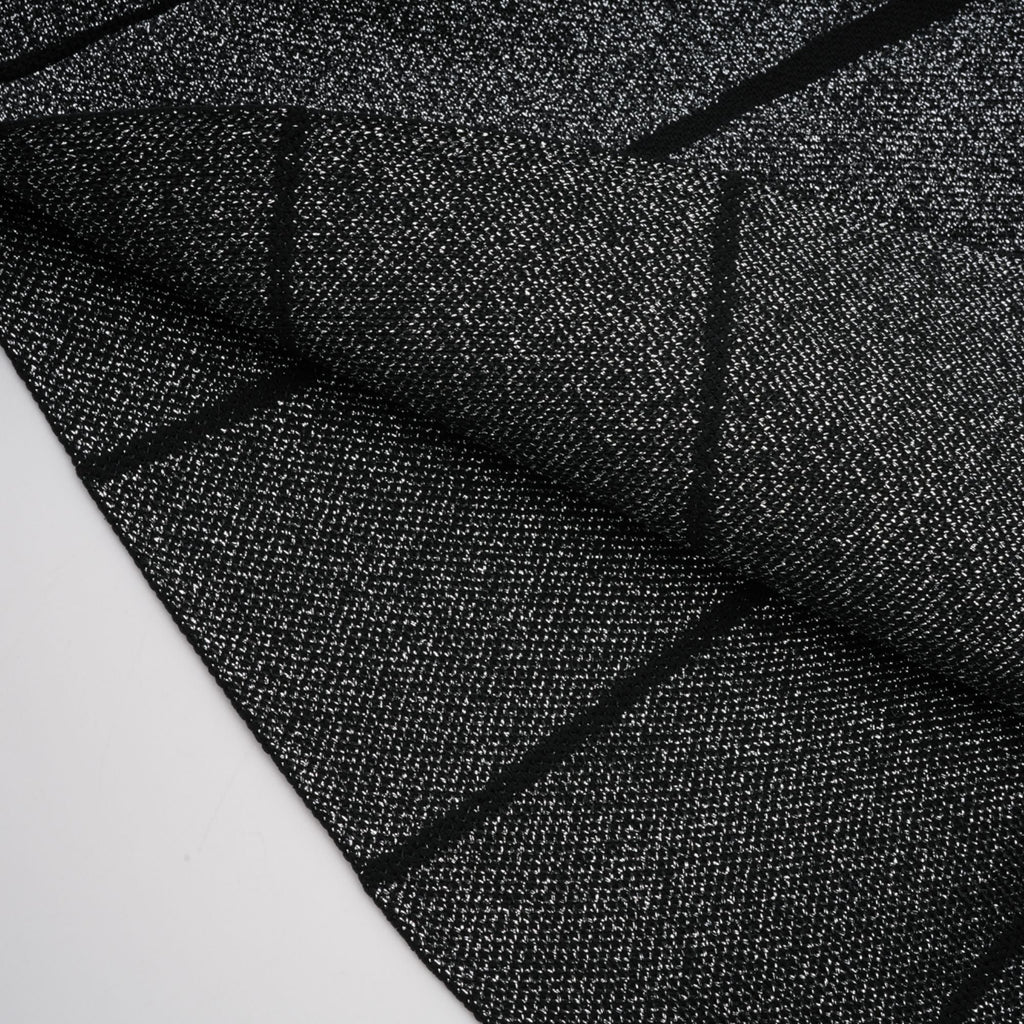 Anouk svart glittrig utsvängd miniklänning