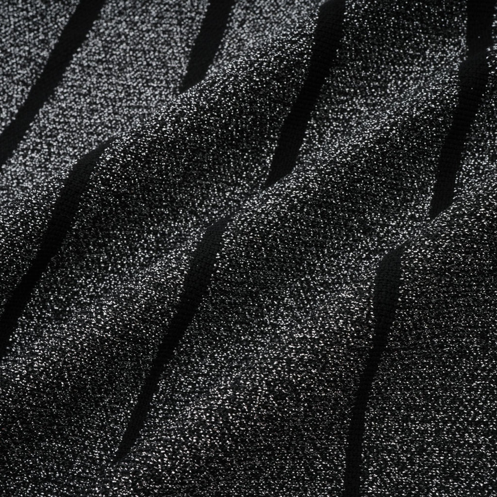 Anouk svart glittrig utsvängd miniklänning