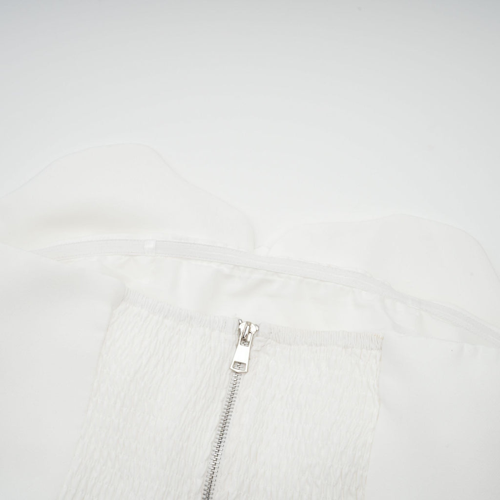 Pénélope White Floral Off-Shoulder Top