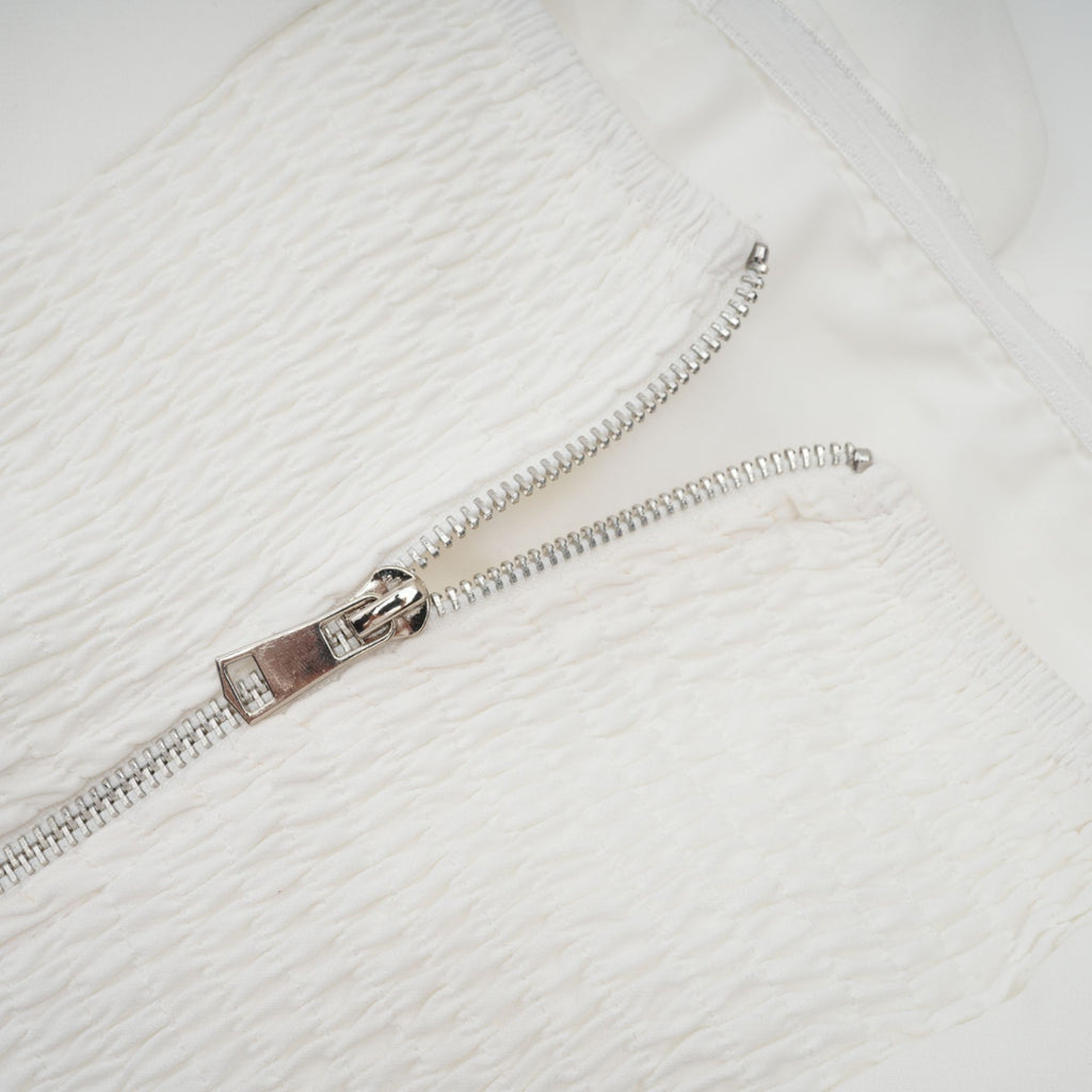 Pénélope White Floral Off-Shoulder Top