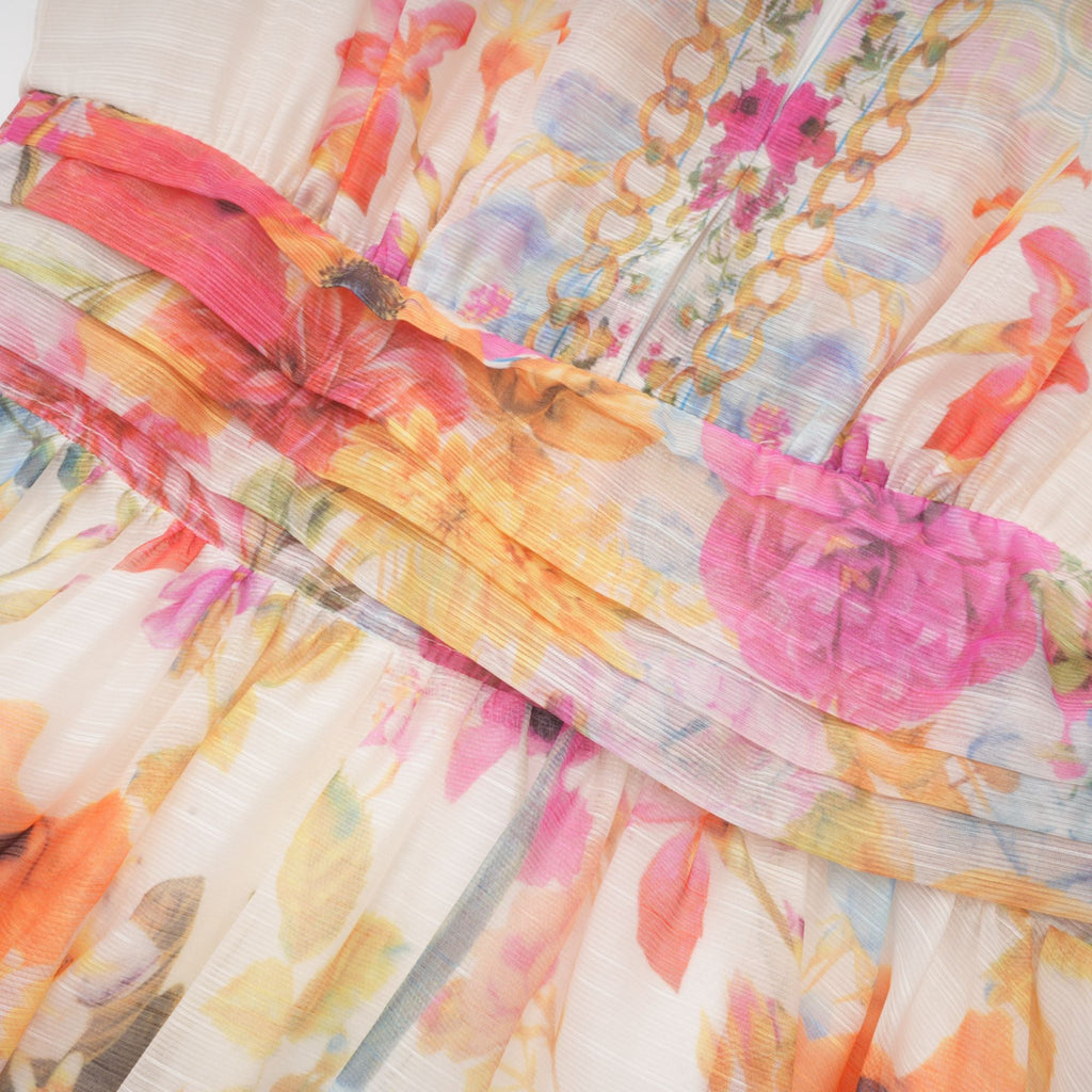 Robe courte à imprimé floral Axelle